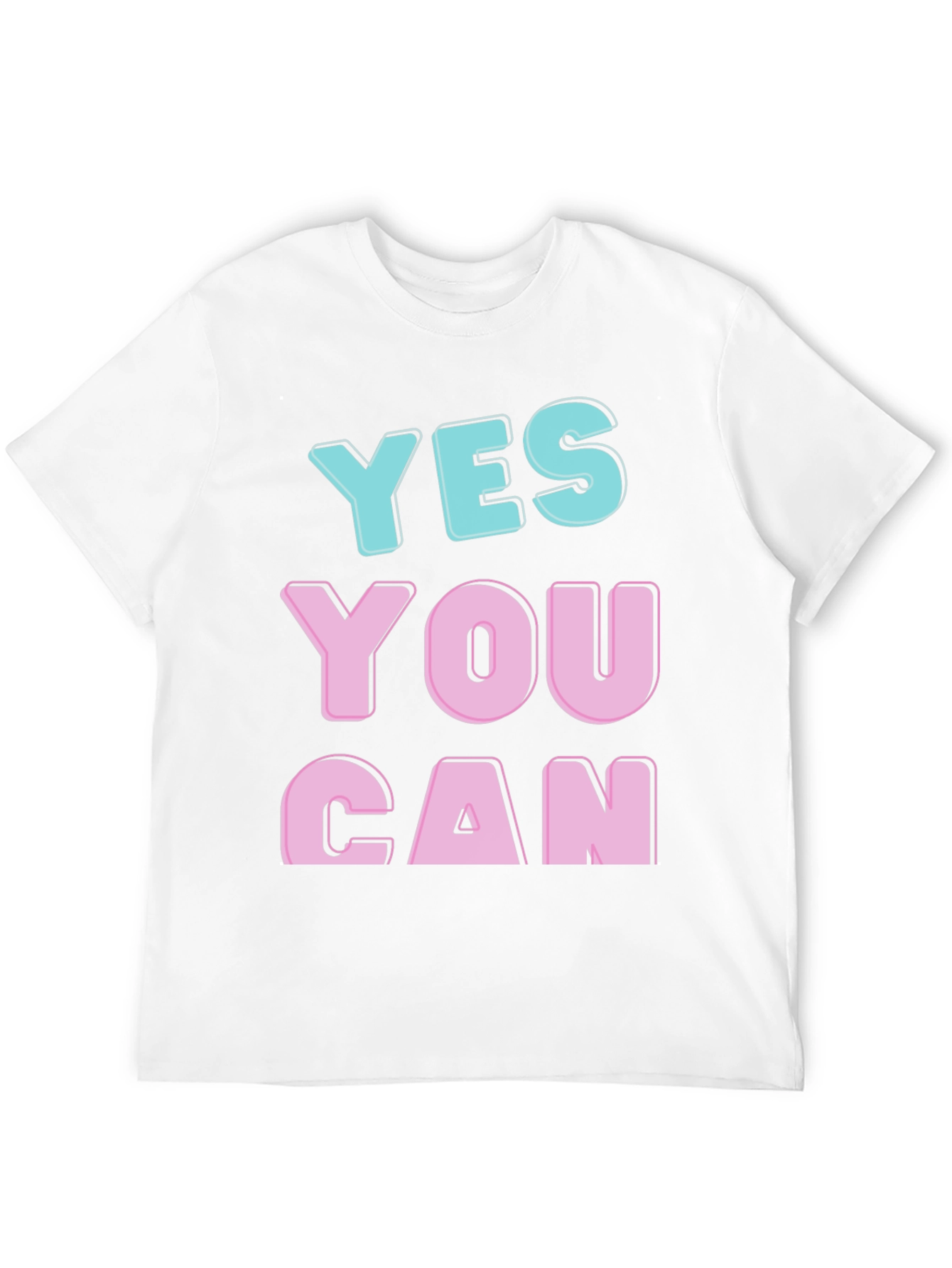 Yes You Can Graphic Tee - Motivational T-Shirt