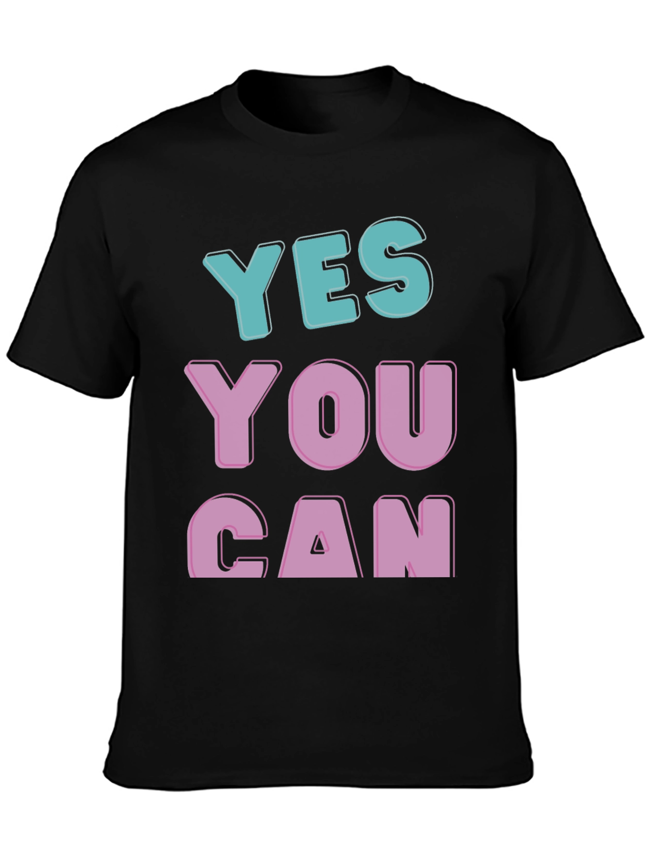 Yes You Can Graphic Tee - Motivational T-Shirt