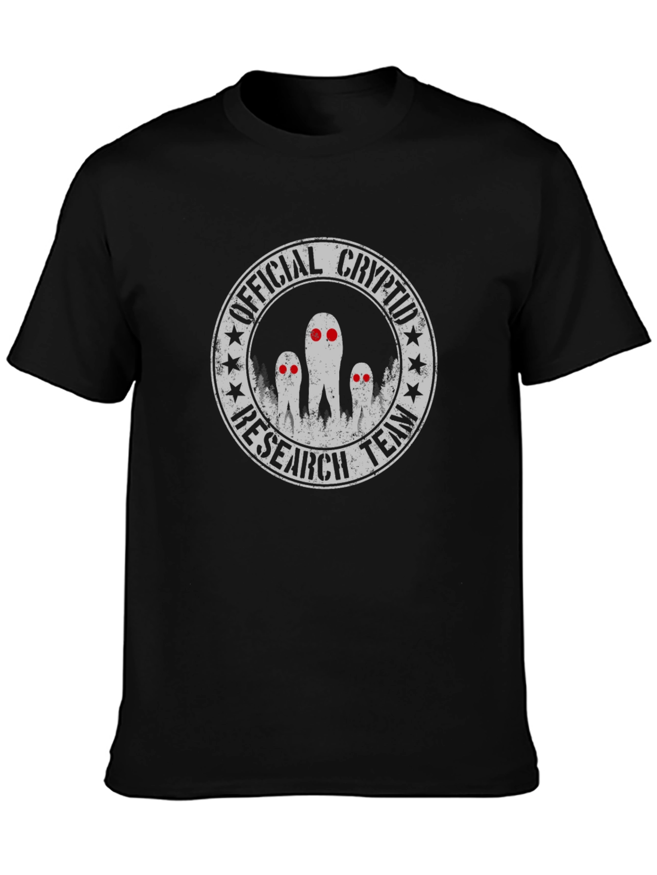 Official Cryptid Research Team Black T-Shirt