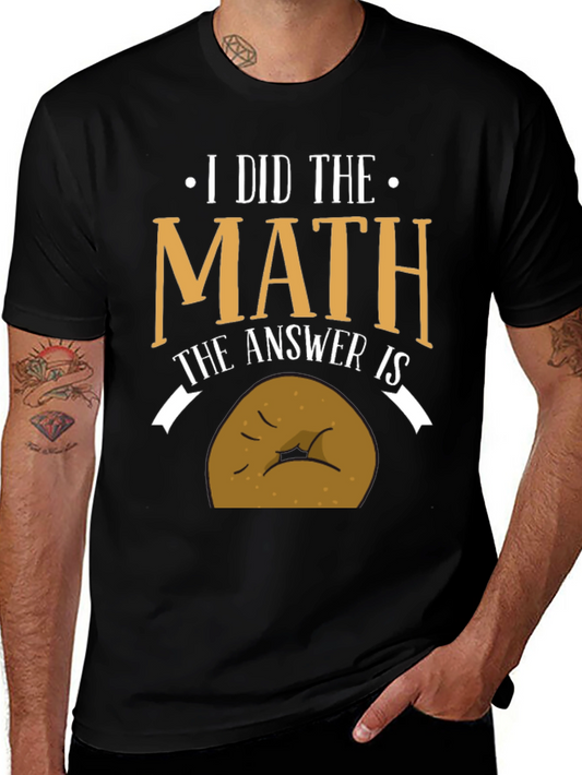Math Potato Funny T-Shirt
