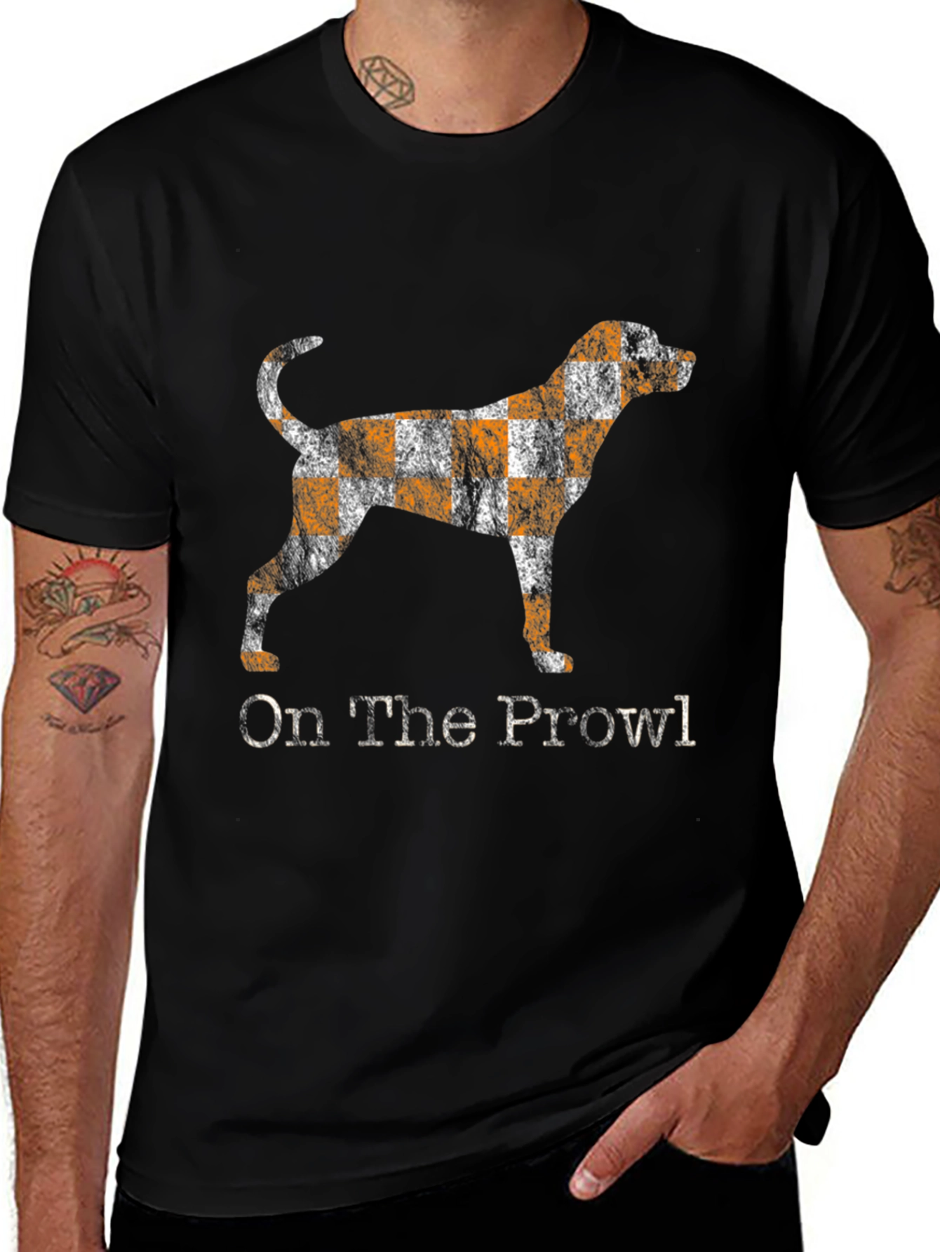 On The Prowl Dog Graphic T-Shirt