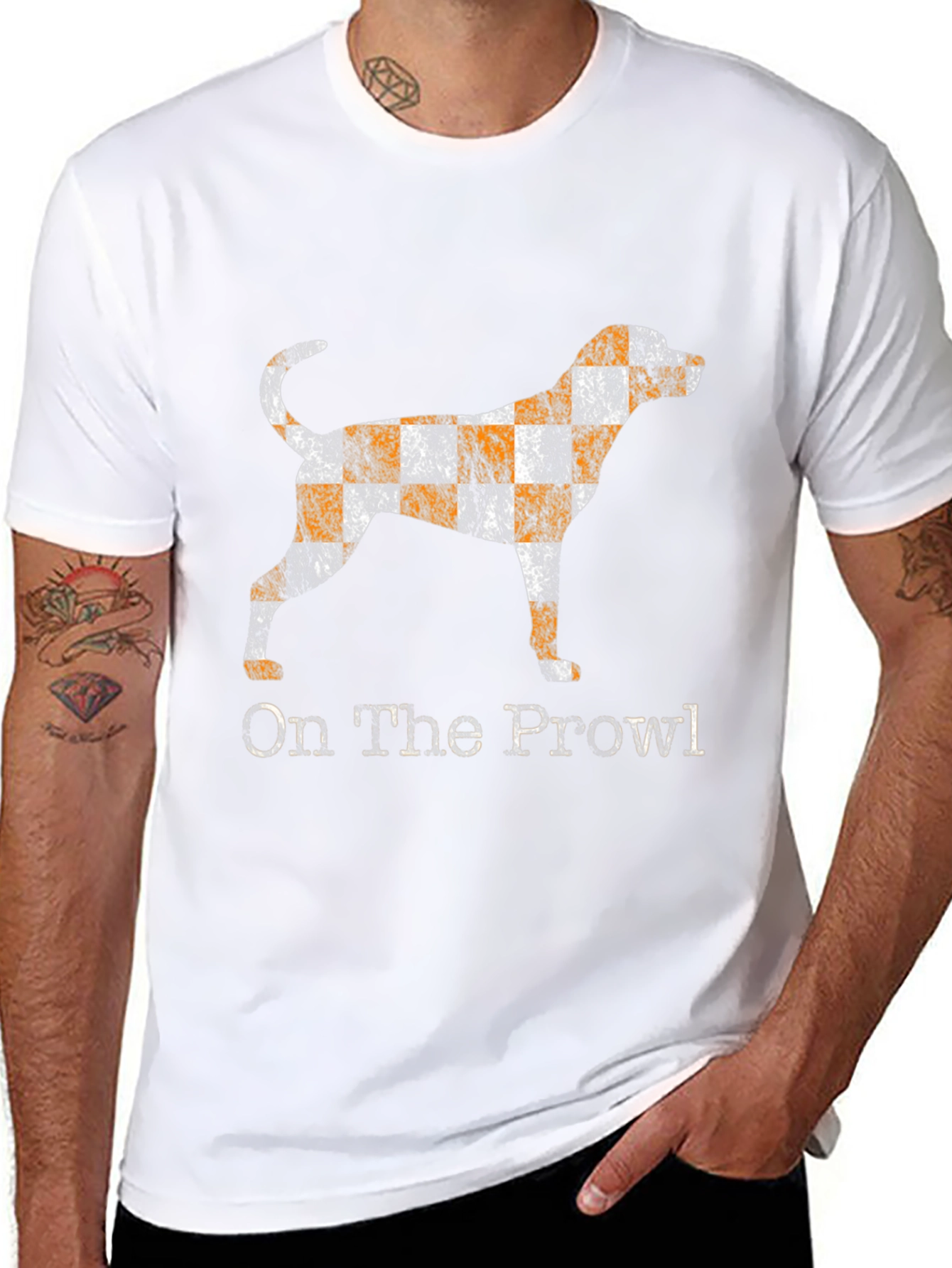 On The Prowl Dog Graphic T-Shirt