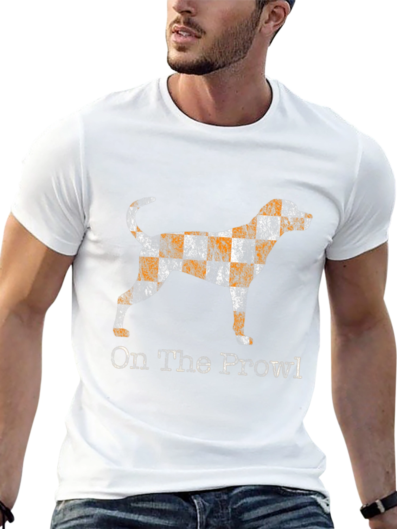 On The Prowl Dog Graphic T-Shirt
