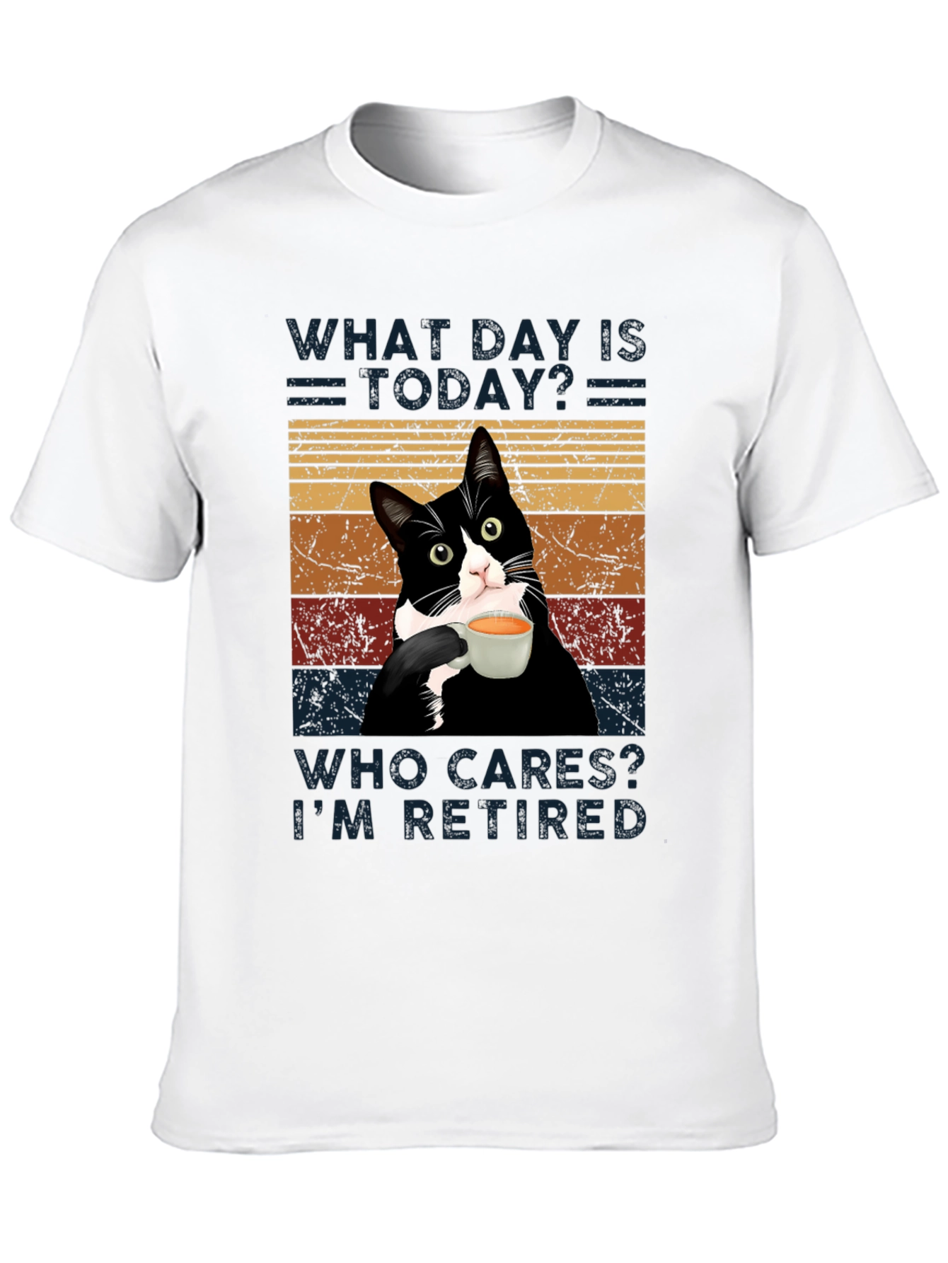 Funny Retired Cat T-Shirt