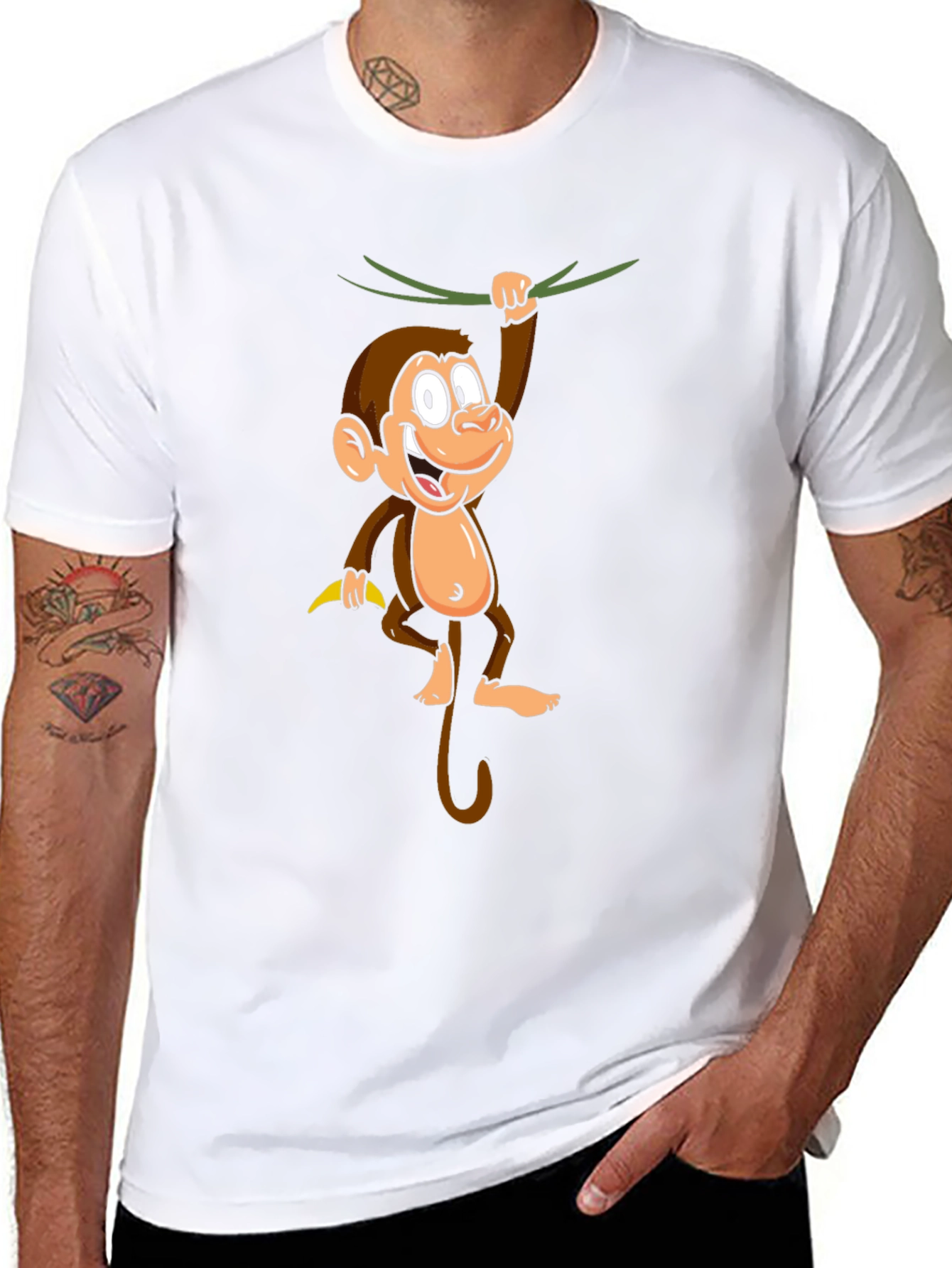 Monkey Graphic Tee - Fun Casual Style