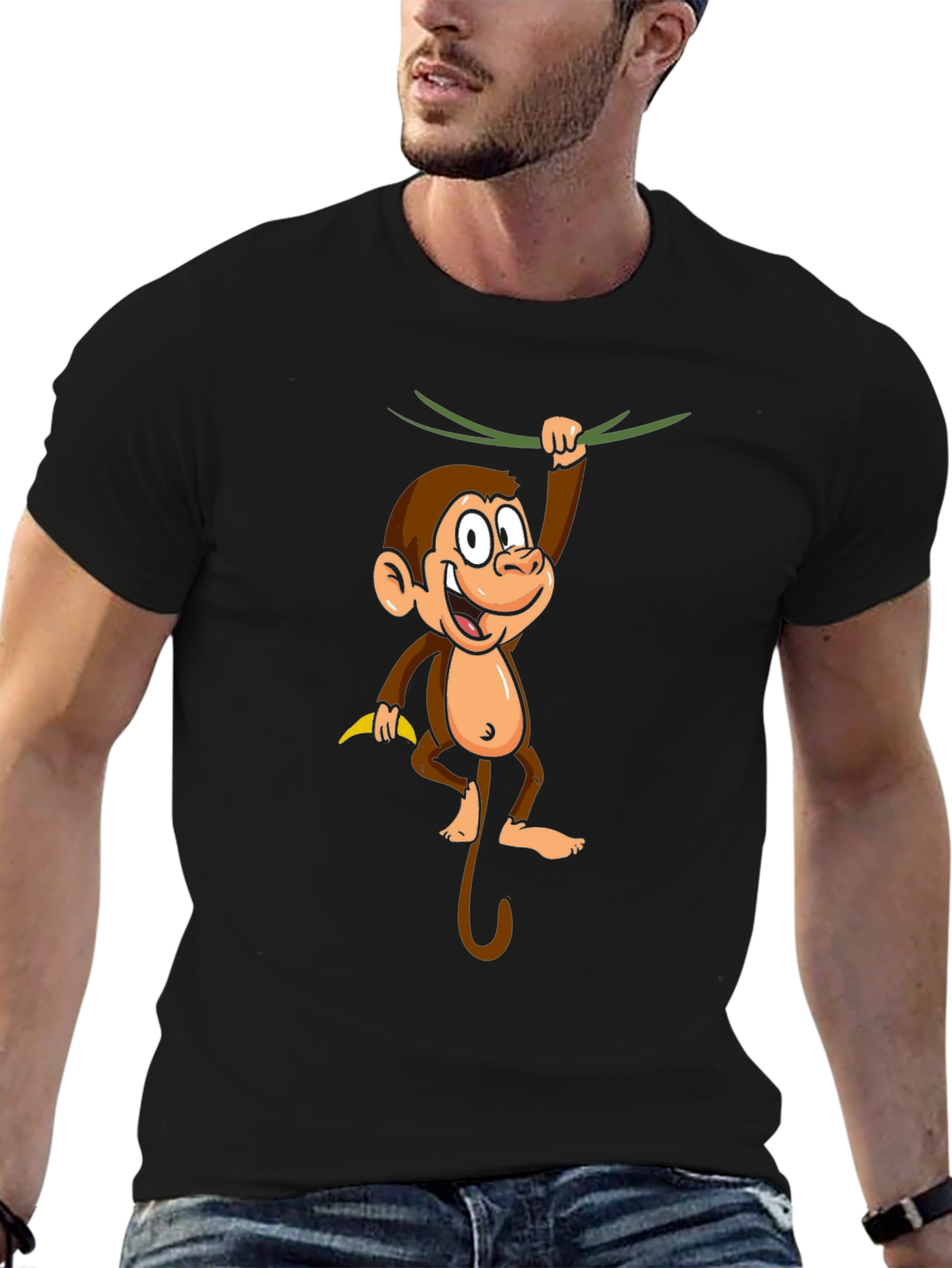 Monkey Graphic Tee - Fun Casual Style