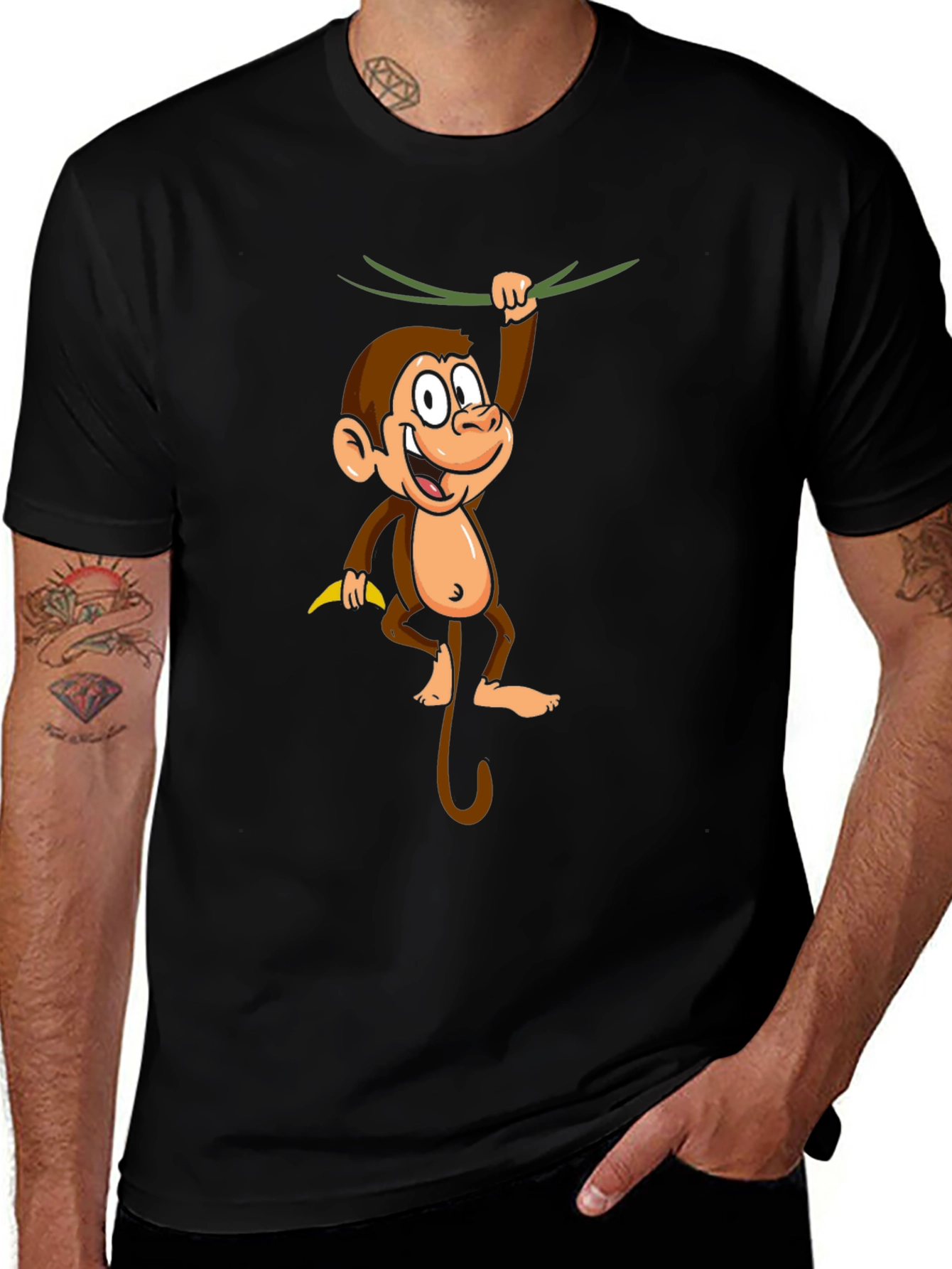 Monkey Graphic Tee - Fun Casual Style