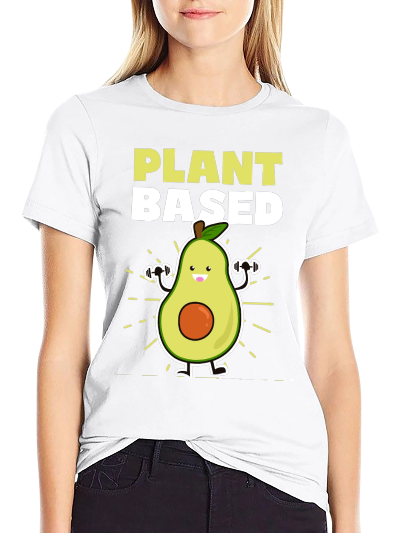 Plant Based Avocado Gym T-Shirt