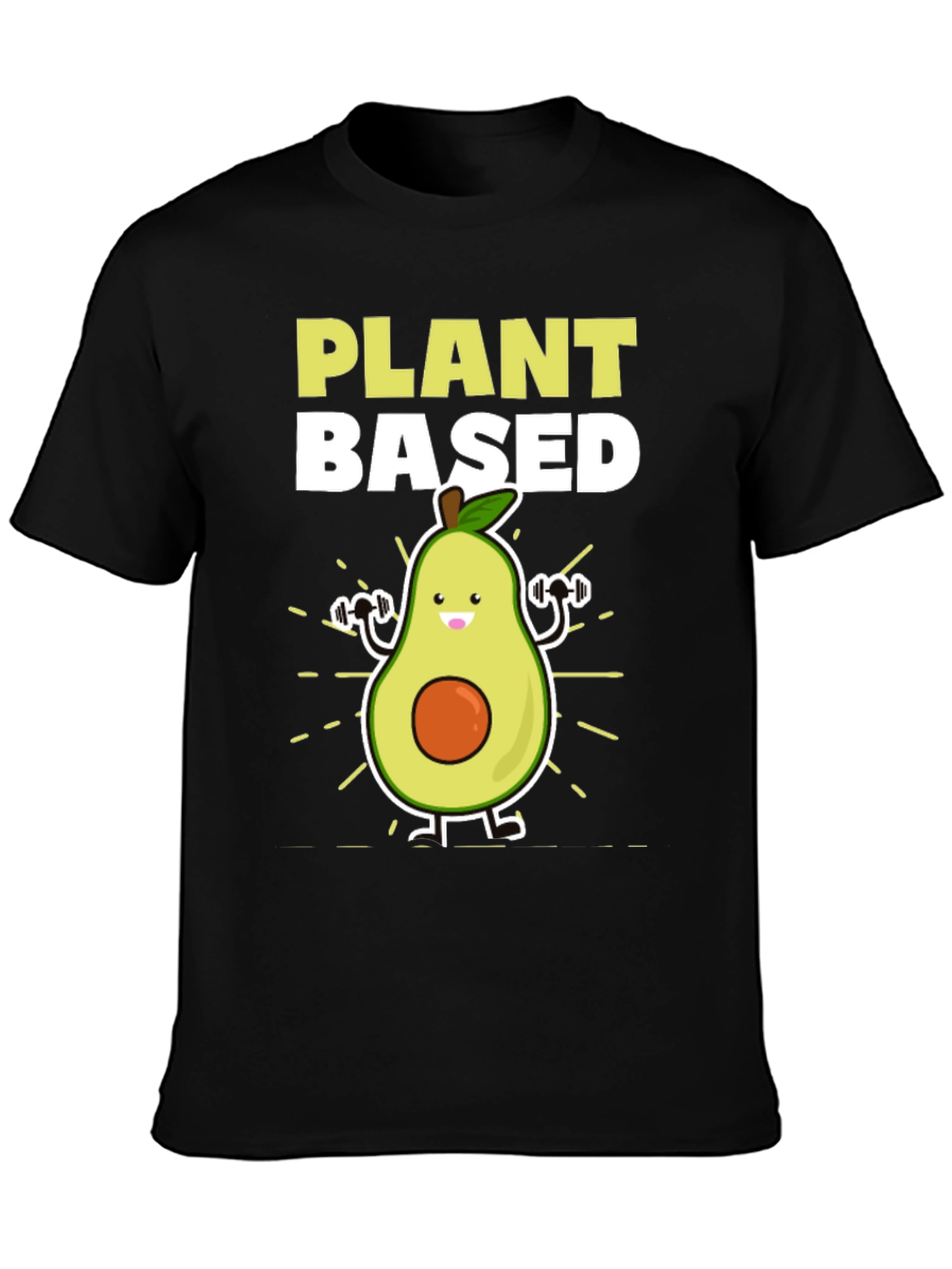 Plant Based Avocado Gym T-Shirt