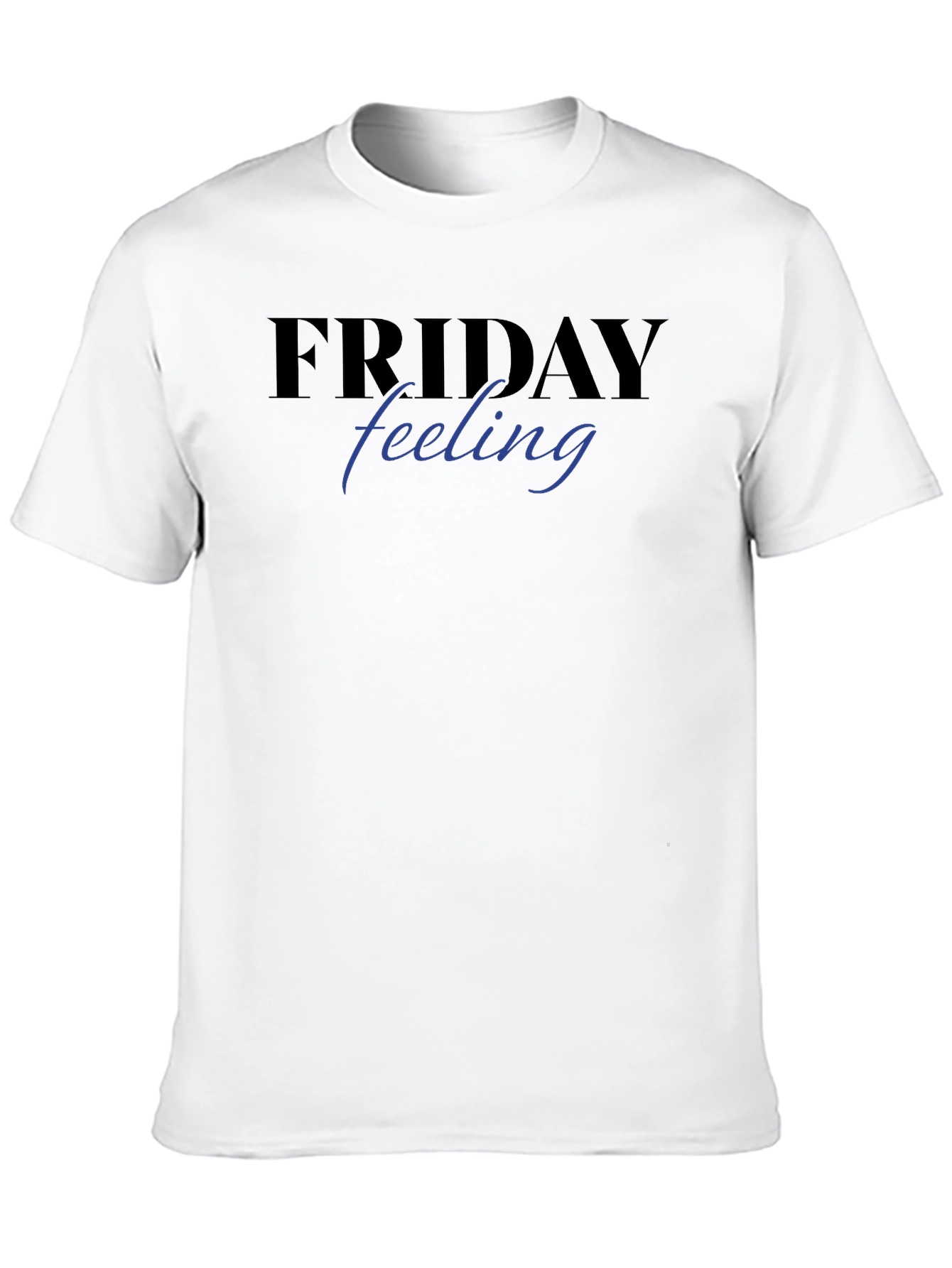 Friday Feeling Graphic Tee - Black Short Sleeve