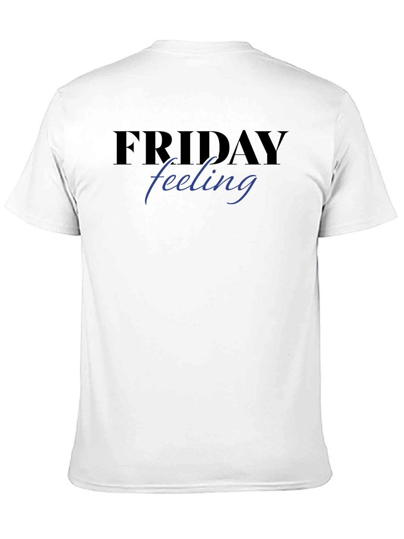 Friday Feeling Graphic Tee - Black Short Sleeve