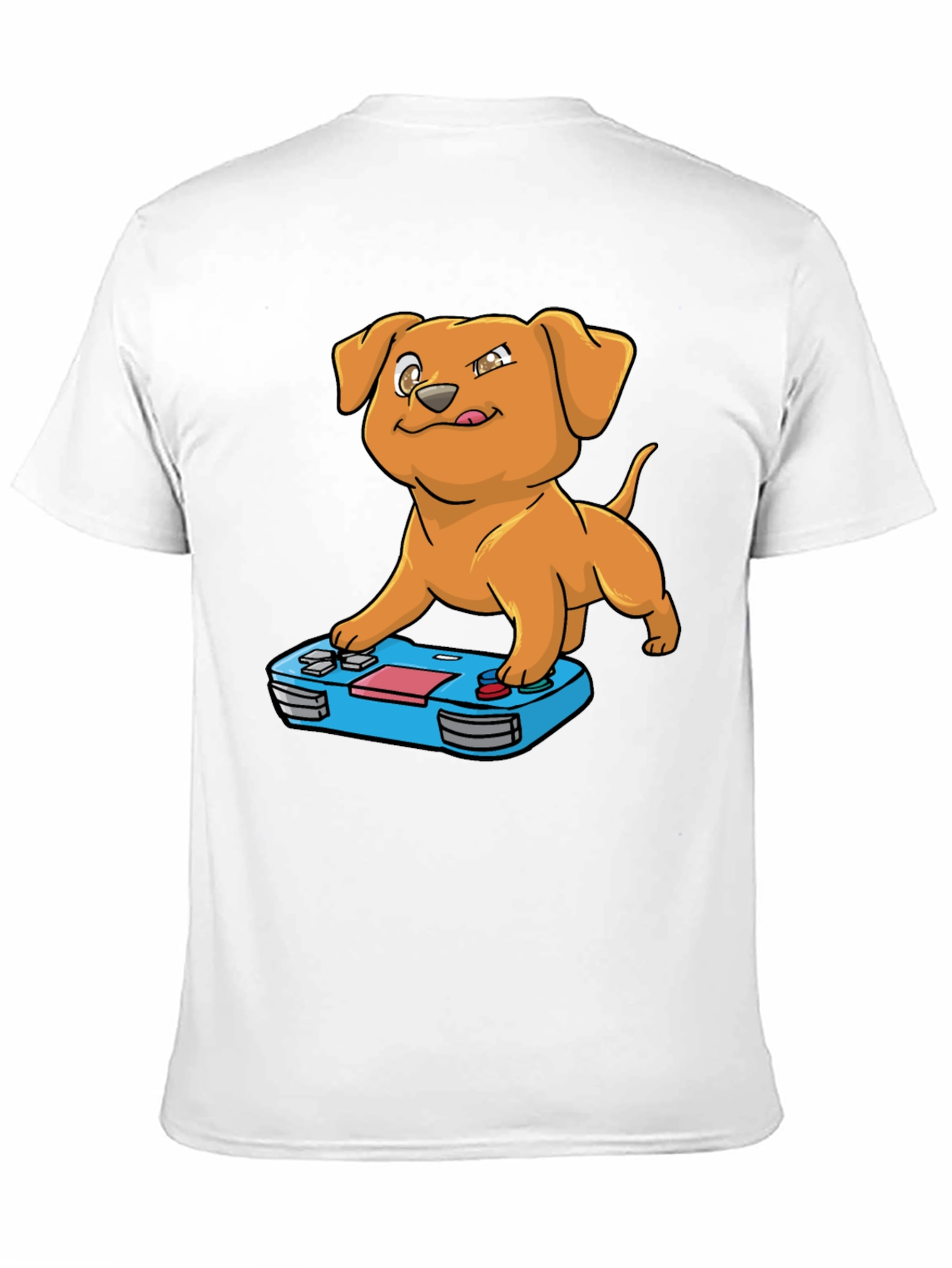 Gamer Dog T-Shirt - Black Cotton Tee