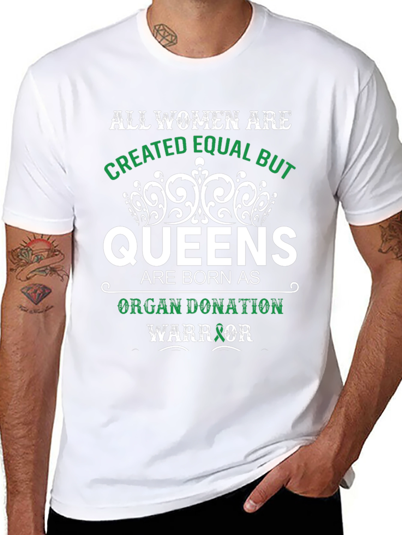 All Women Queens Organ Donation Warrior T-Shirt