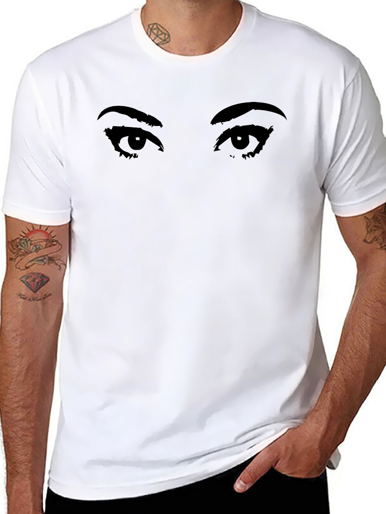 Eye See You - Black Graphic Tee