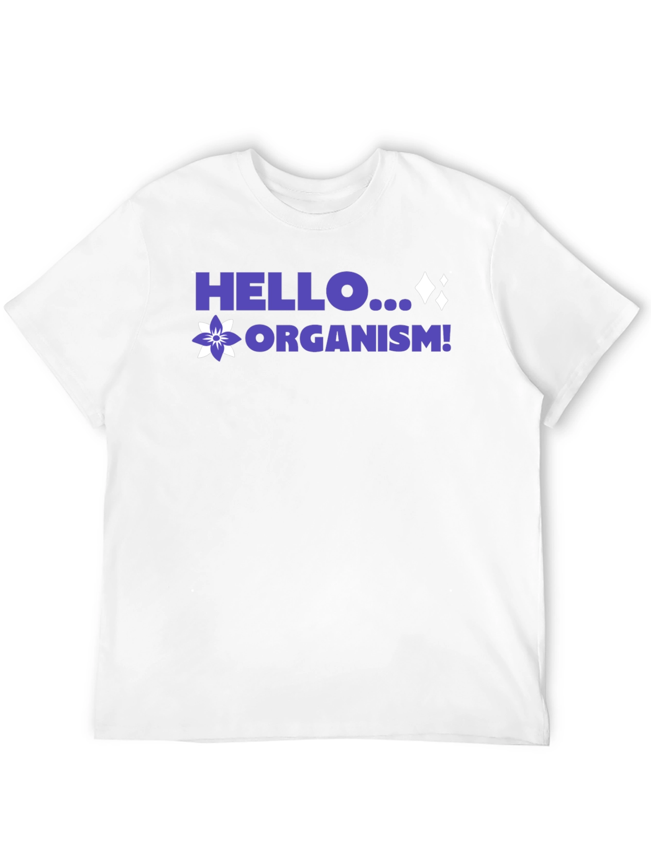 Hello Organism! Black Graphic Tee