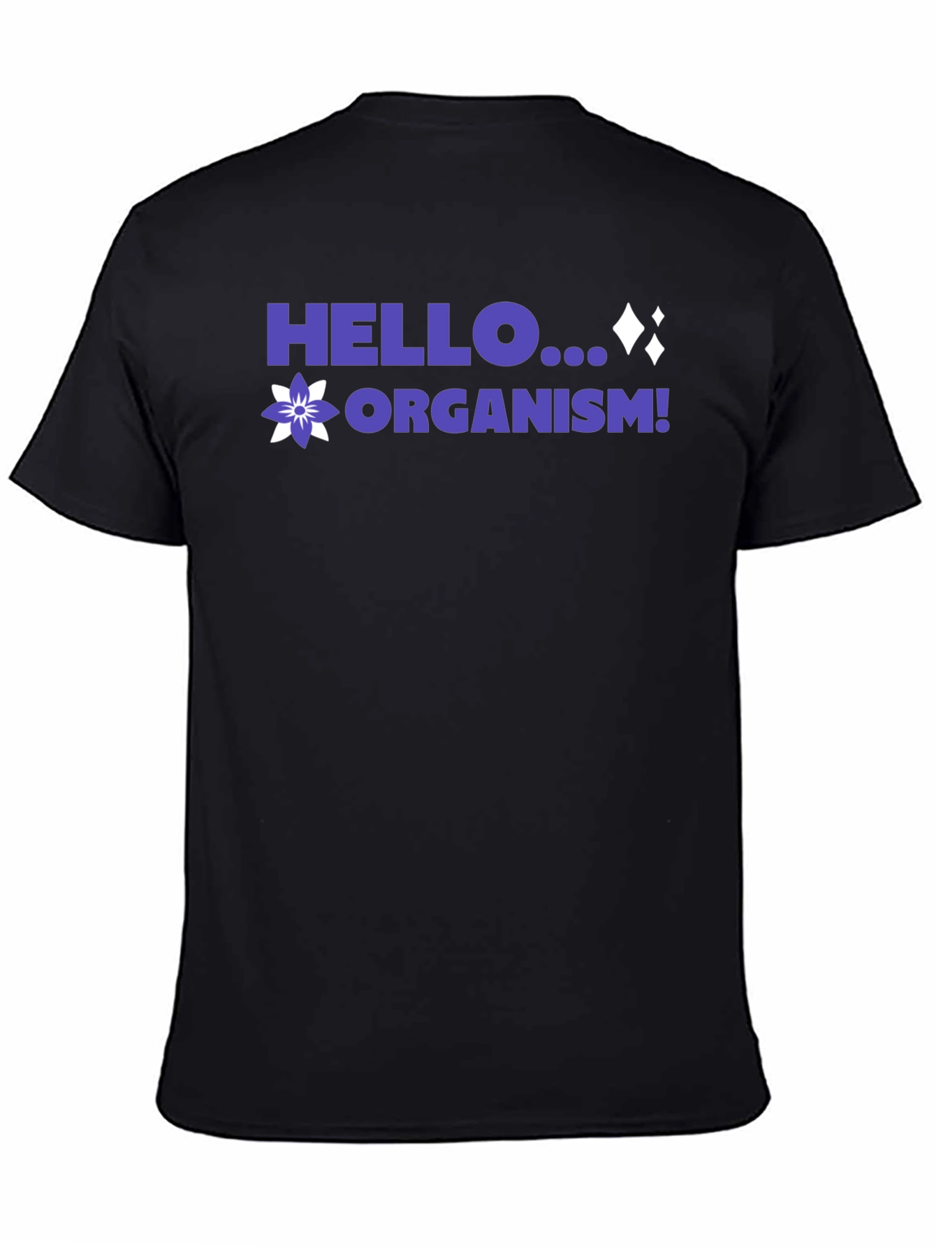 Hello Organism! Black Graphic Tee