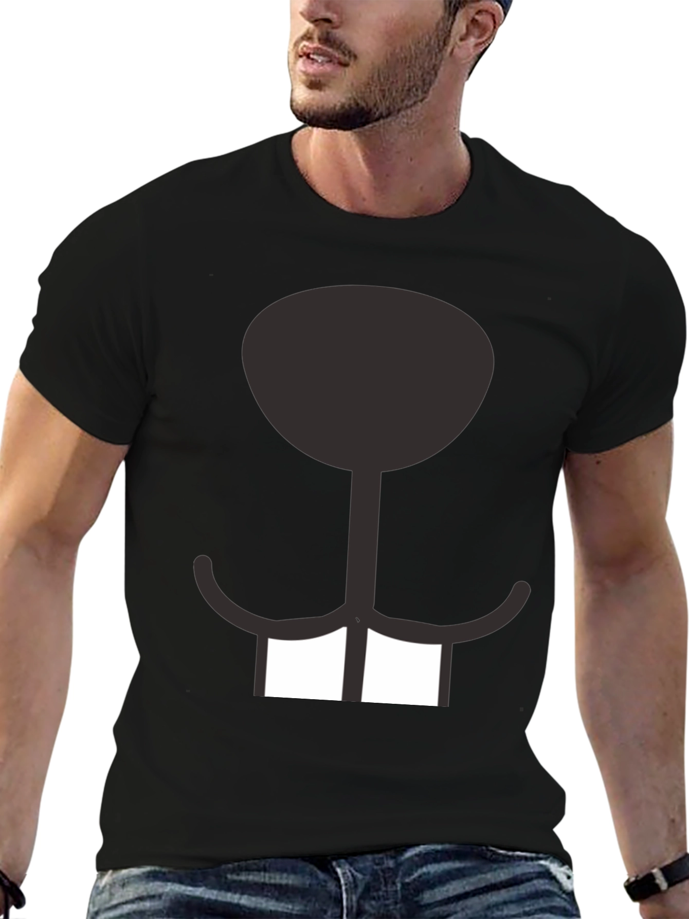 Funny Beaver Teeth Graphic Tee - Novelty Cartoon T-Shirt