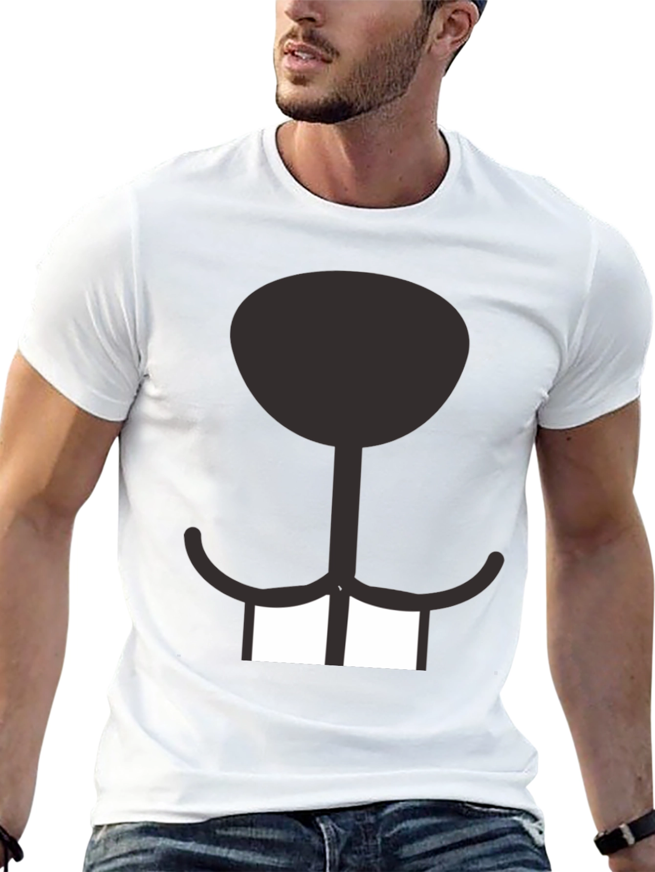 Funny Beaver Teeth Graphic Tee - Novelty Cartoon T-Shirt