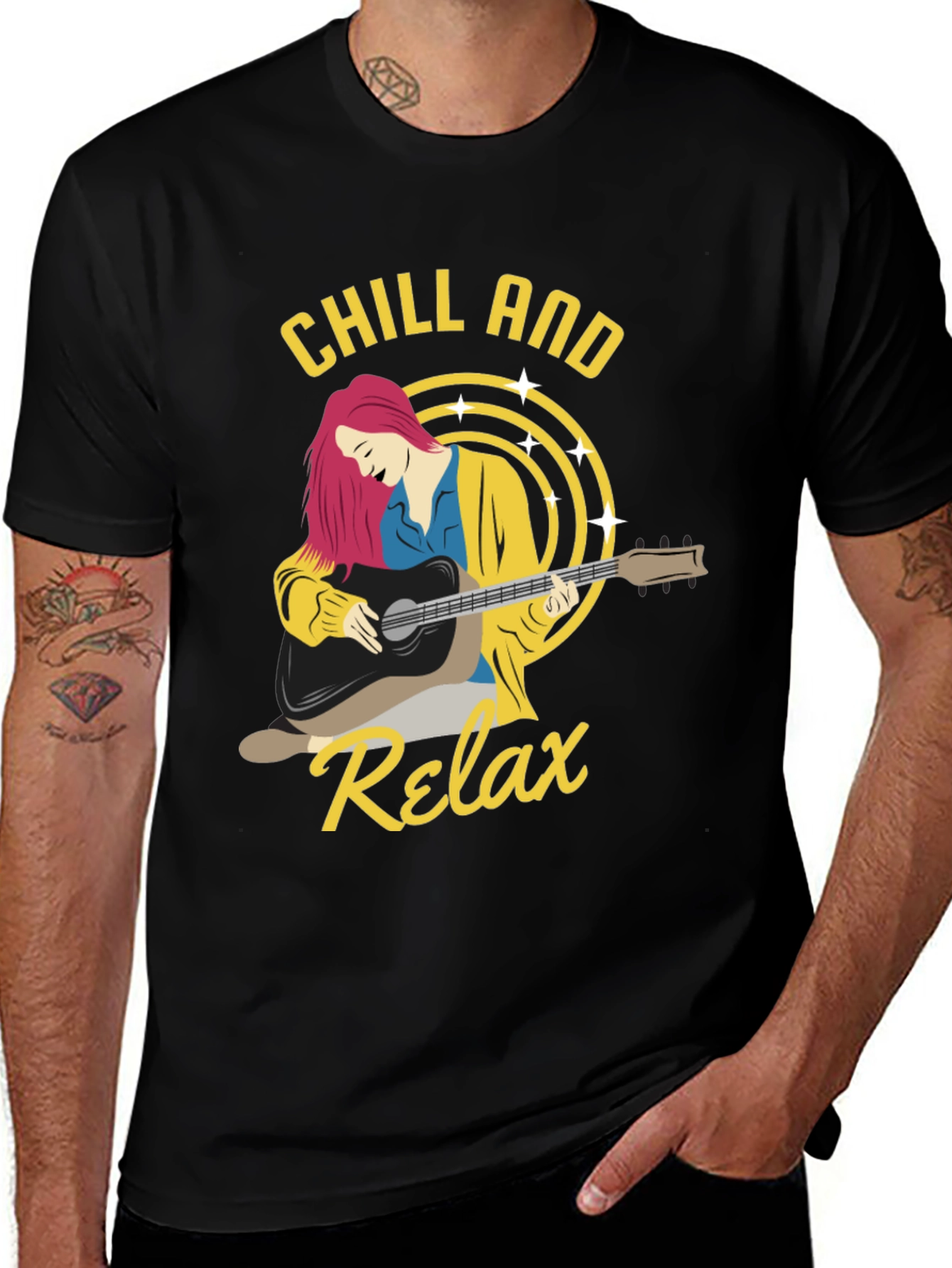 Chill and Relax Graphic T-Shirt - Stylish Comfort
