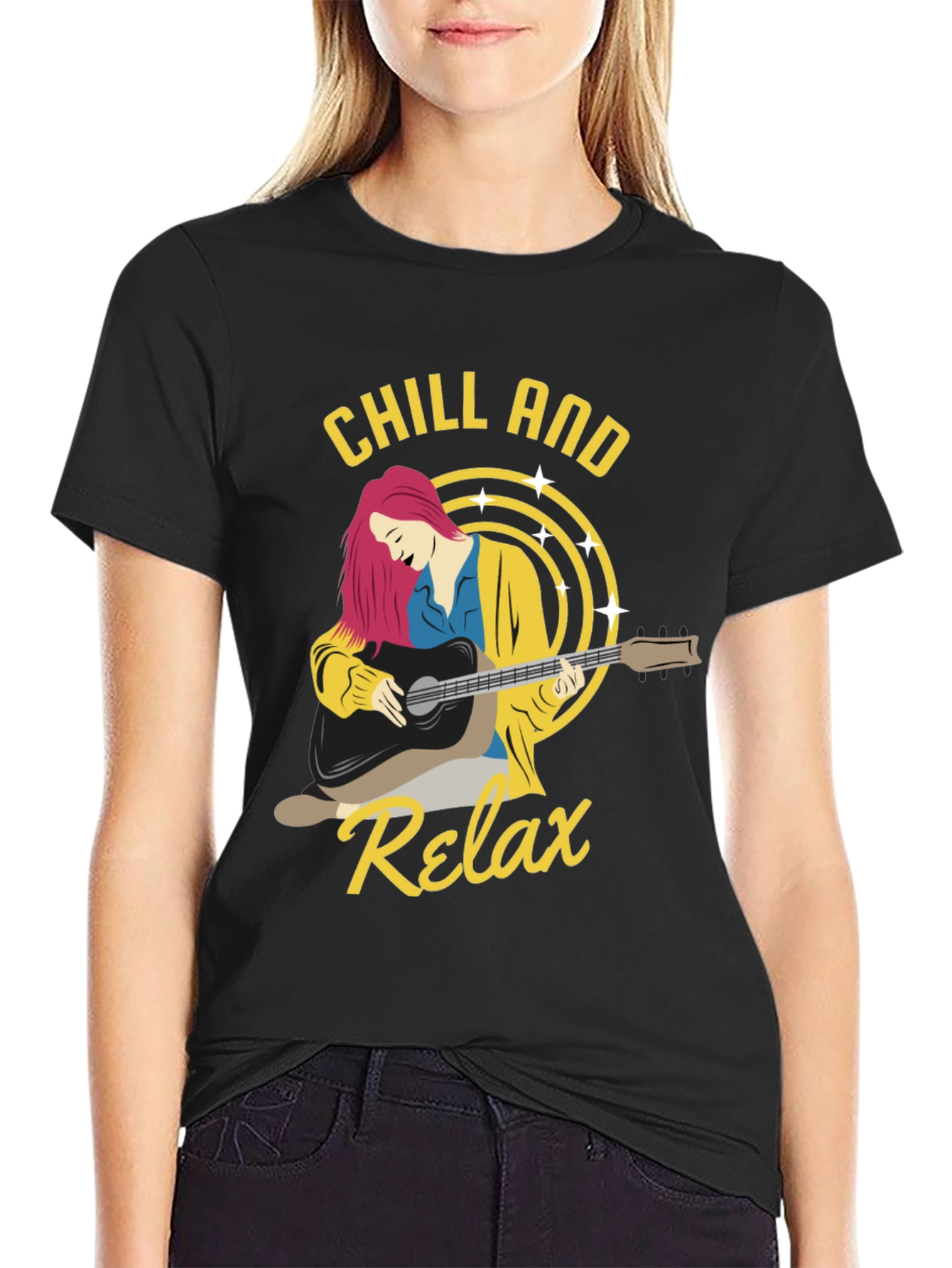 Chill and Relax Graphic T-Shirt - Stylish Comfort