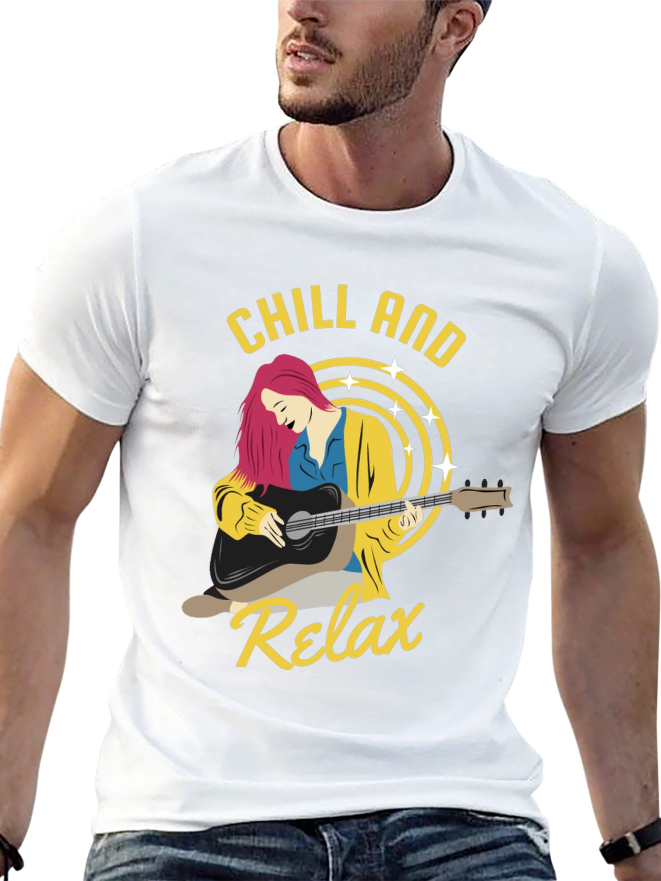 Chill and Relax Graphic T-Shirt - Stylish Comfort