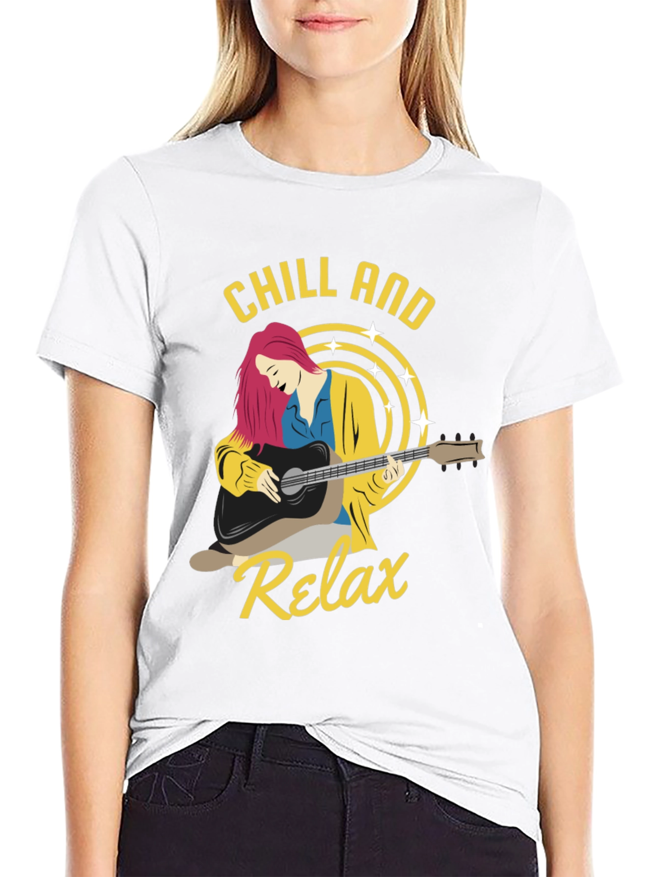 Chill and Relax Graphic T-Shirt - Stylish Comfort