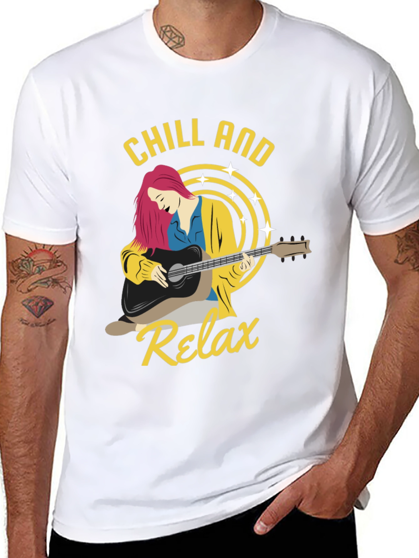 Chill and Relax Graphic T-Shirt - Stylish Comfort