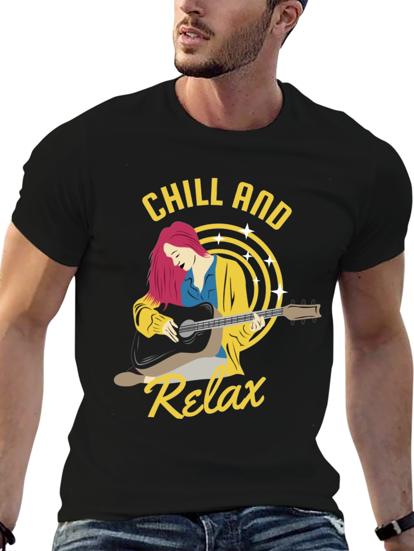 Chill and Relax Graphic T-Shirt - Stylish Comfort