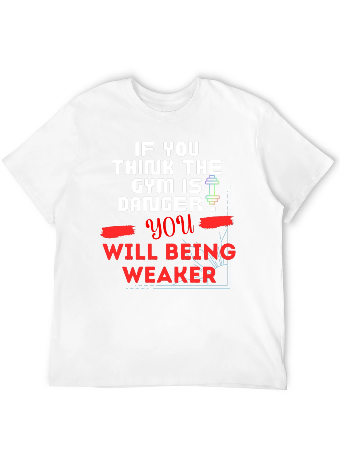 Gym Danger T-Shirt - Workout Motivation Tee