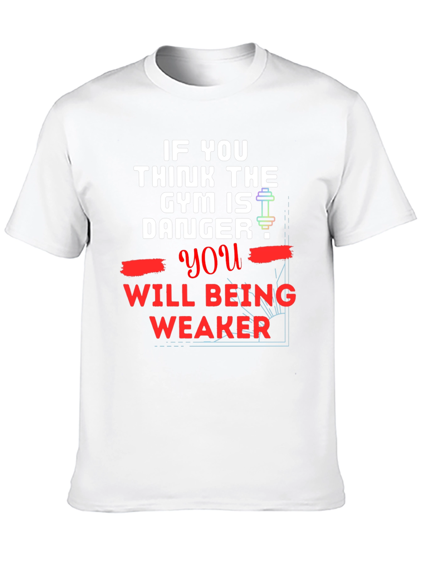 Gym Danger T-Shirt - Workout Motivation Tee