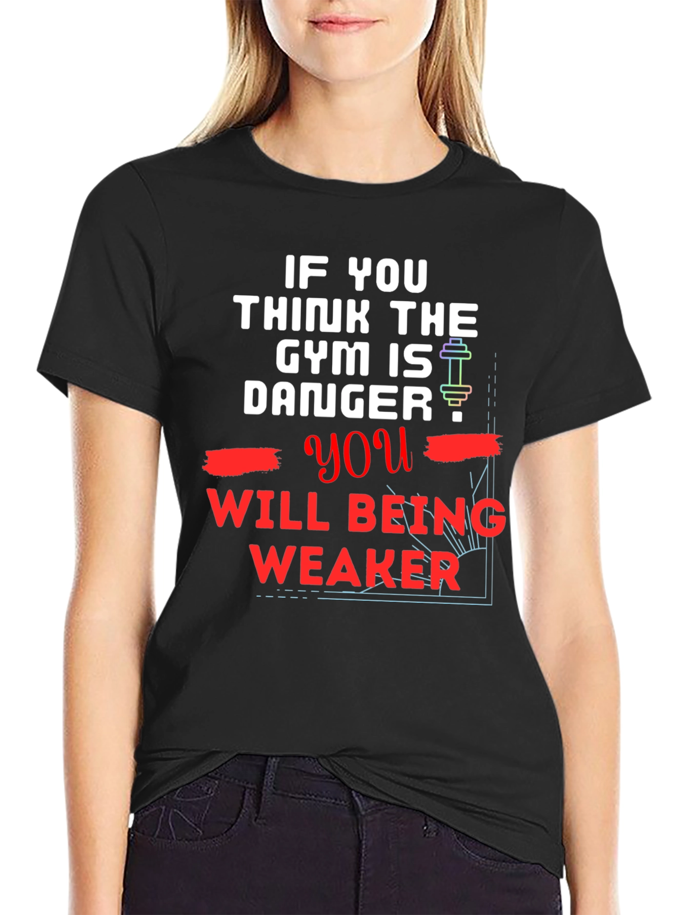 Gym Danger T-Shirt - Workout Motivation Tee