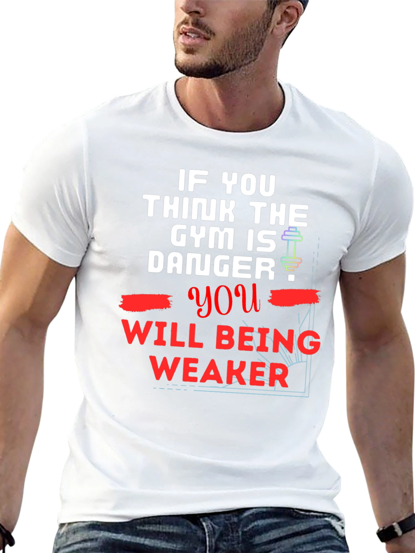 Gym Danger T-Shirt - Workout Motivation Tee