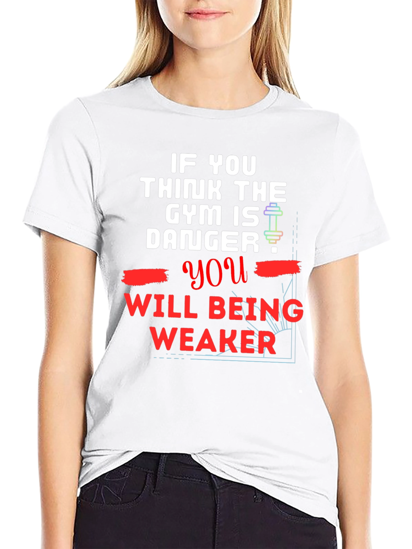 Gym Danger T-Shirt - Workout Motivation Tee