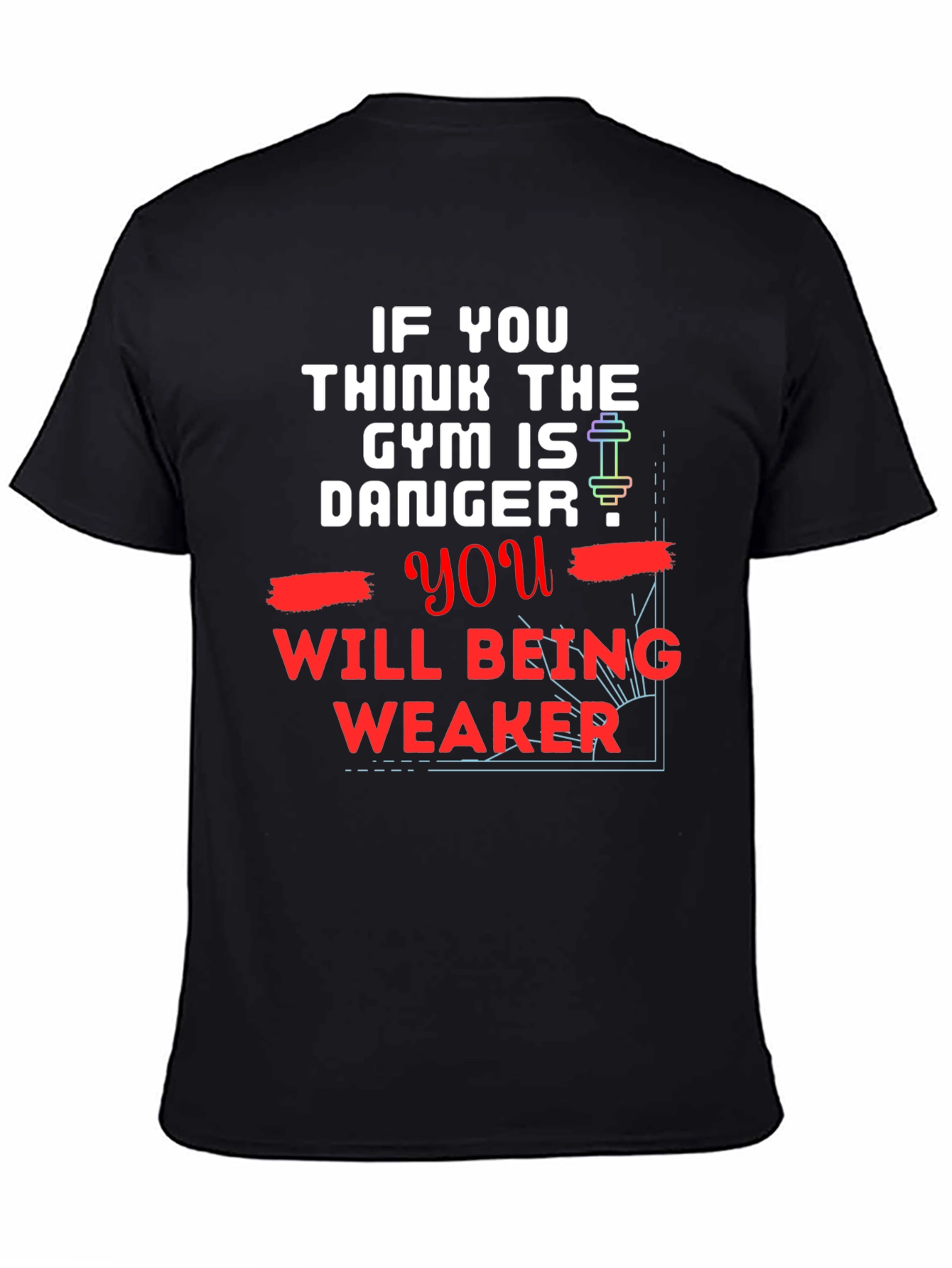 Gym Danger T-Shirt - Workout Motivation Tee