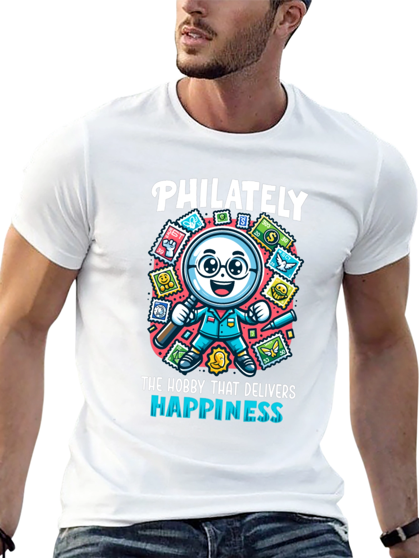Philately Hobby T-Shirt - Stamp Collecting Apparel