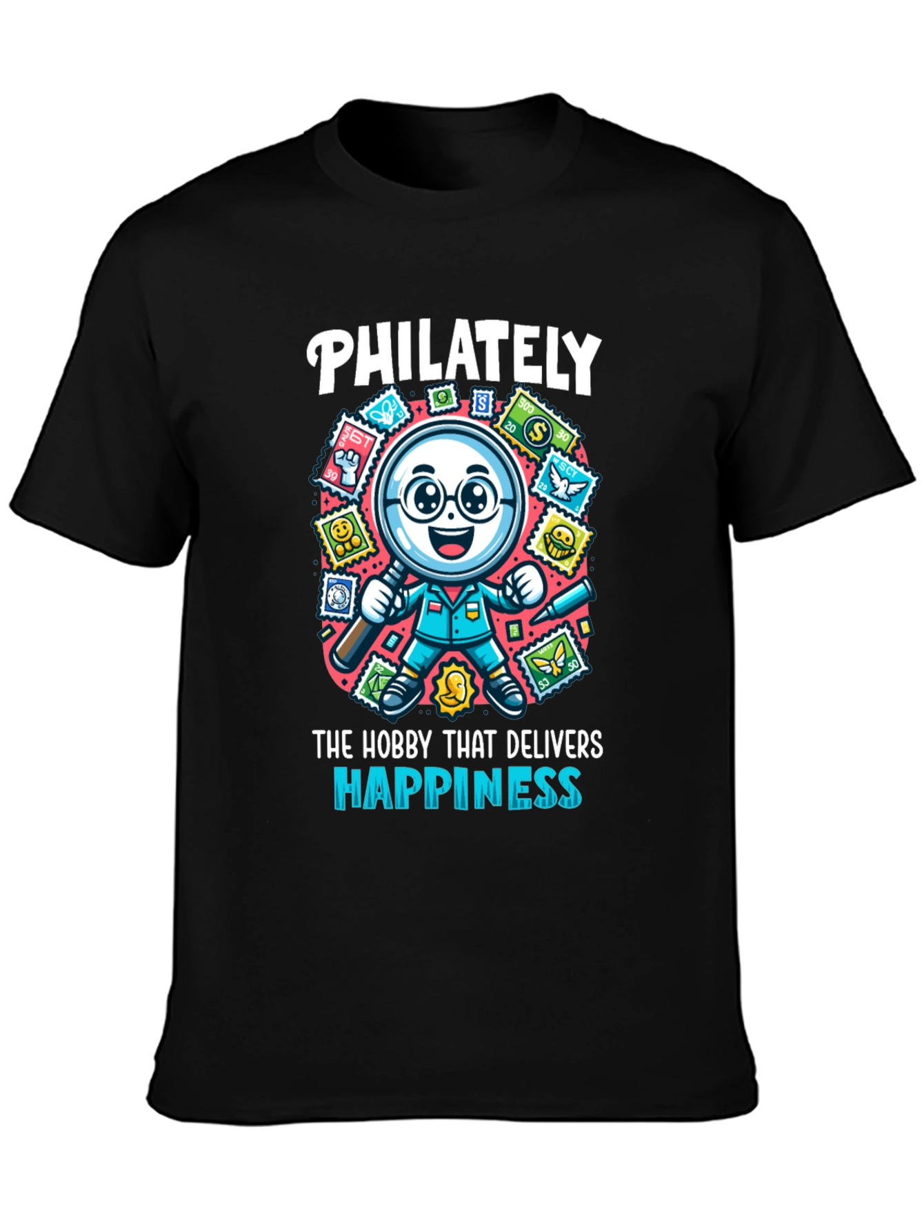 Philately Hobby T-Shirt - Stamp Collecting Apparel