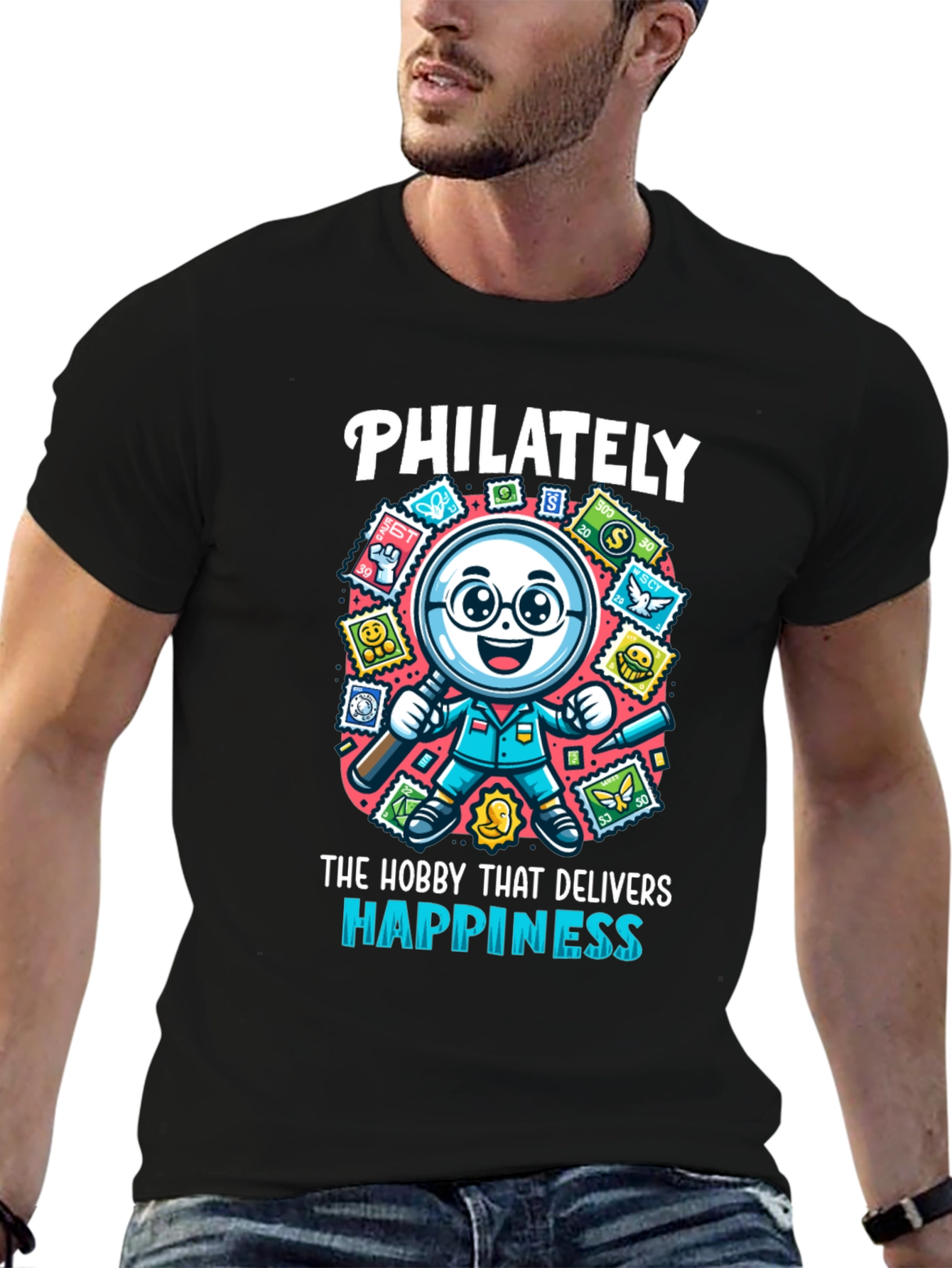 Philately Hobby T-Shirt - Stamp Collecting Apparel