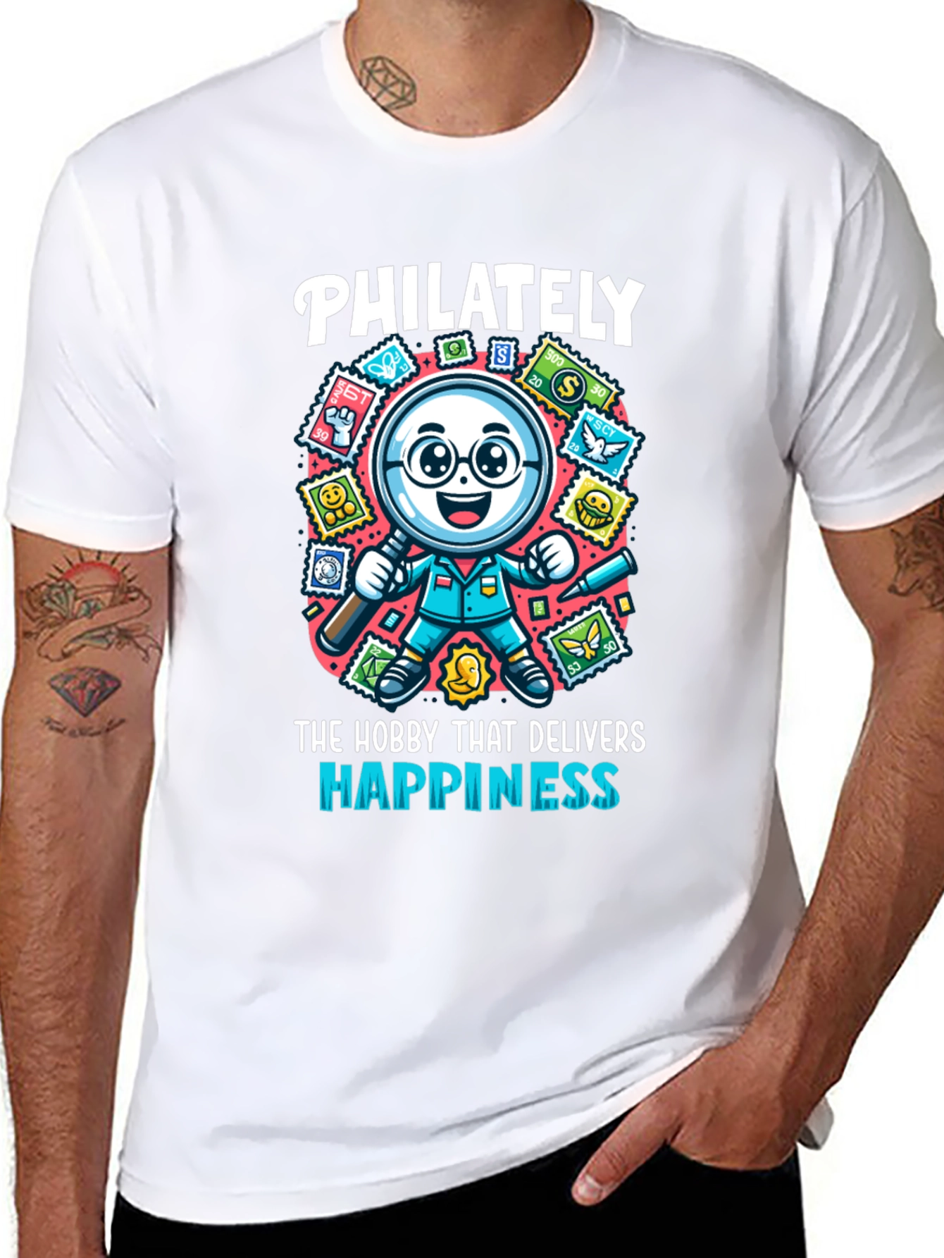 Philately Hobby T-Shirt - Stamp Collecting Apparel