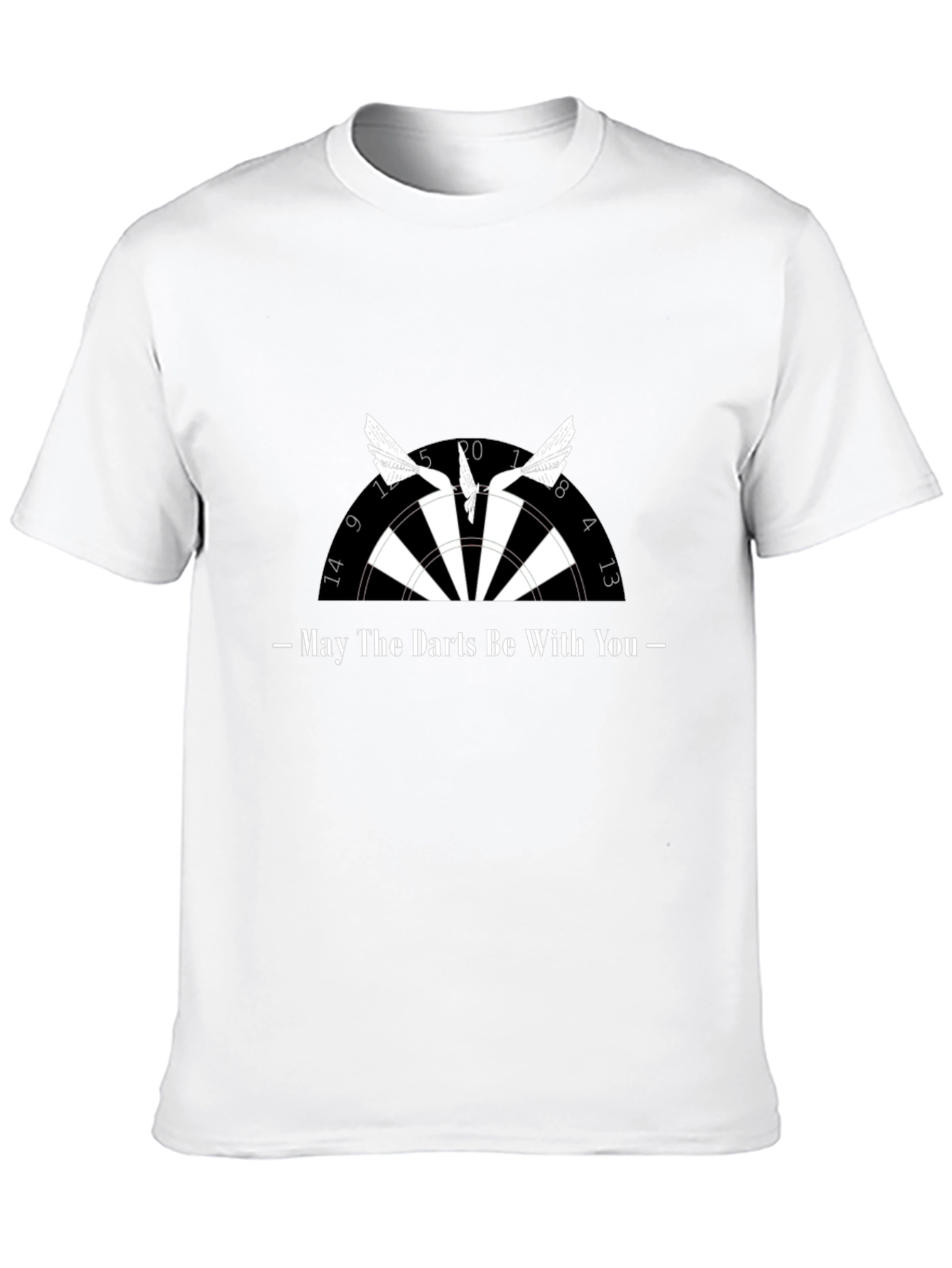 May the Darts Be With You - Black T-Shirt