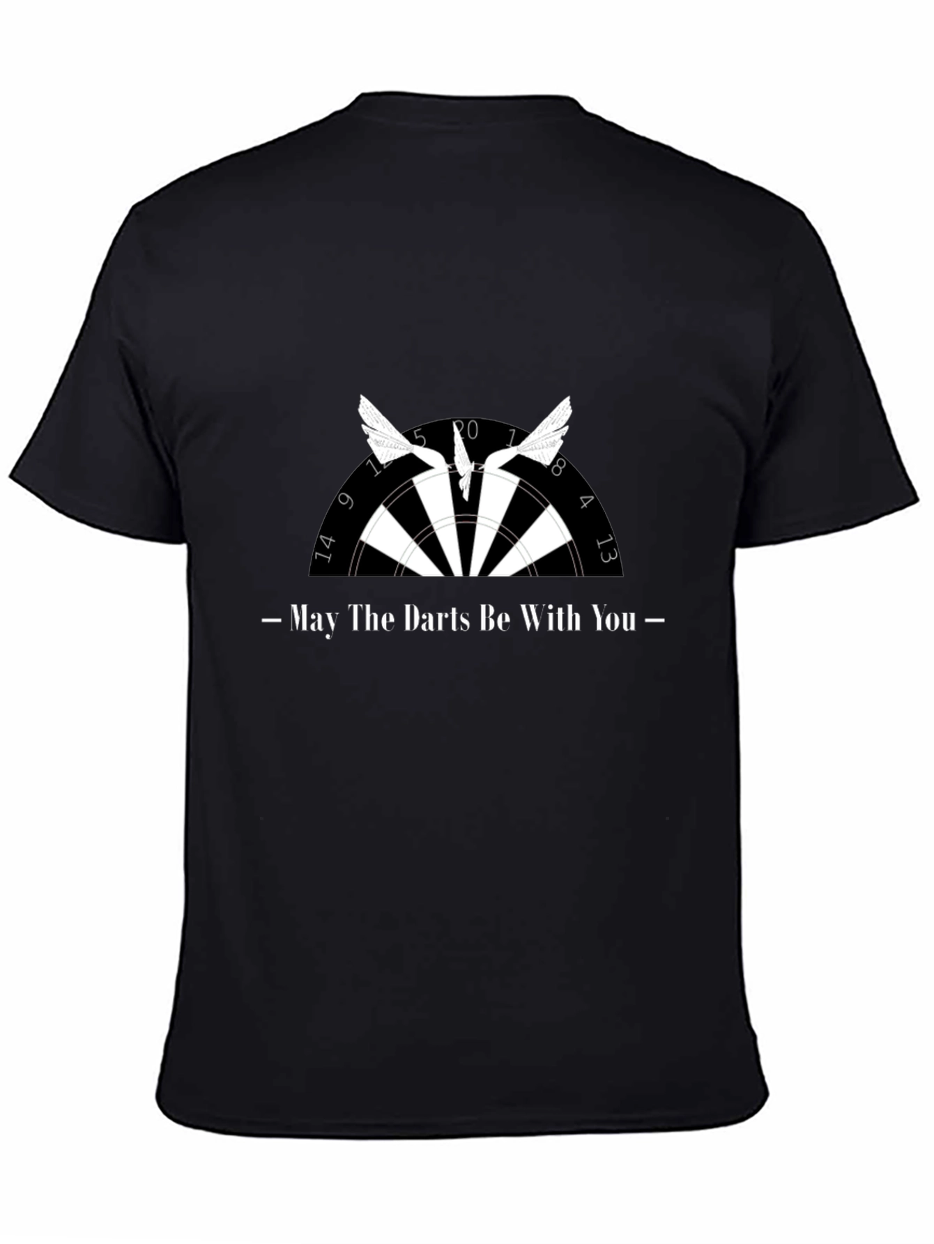 May the Darts Be With You - Black T-Shirt