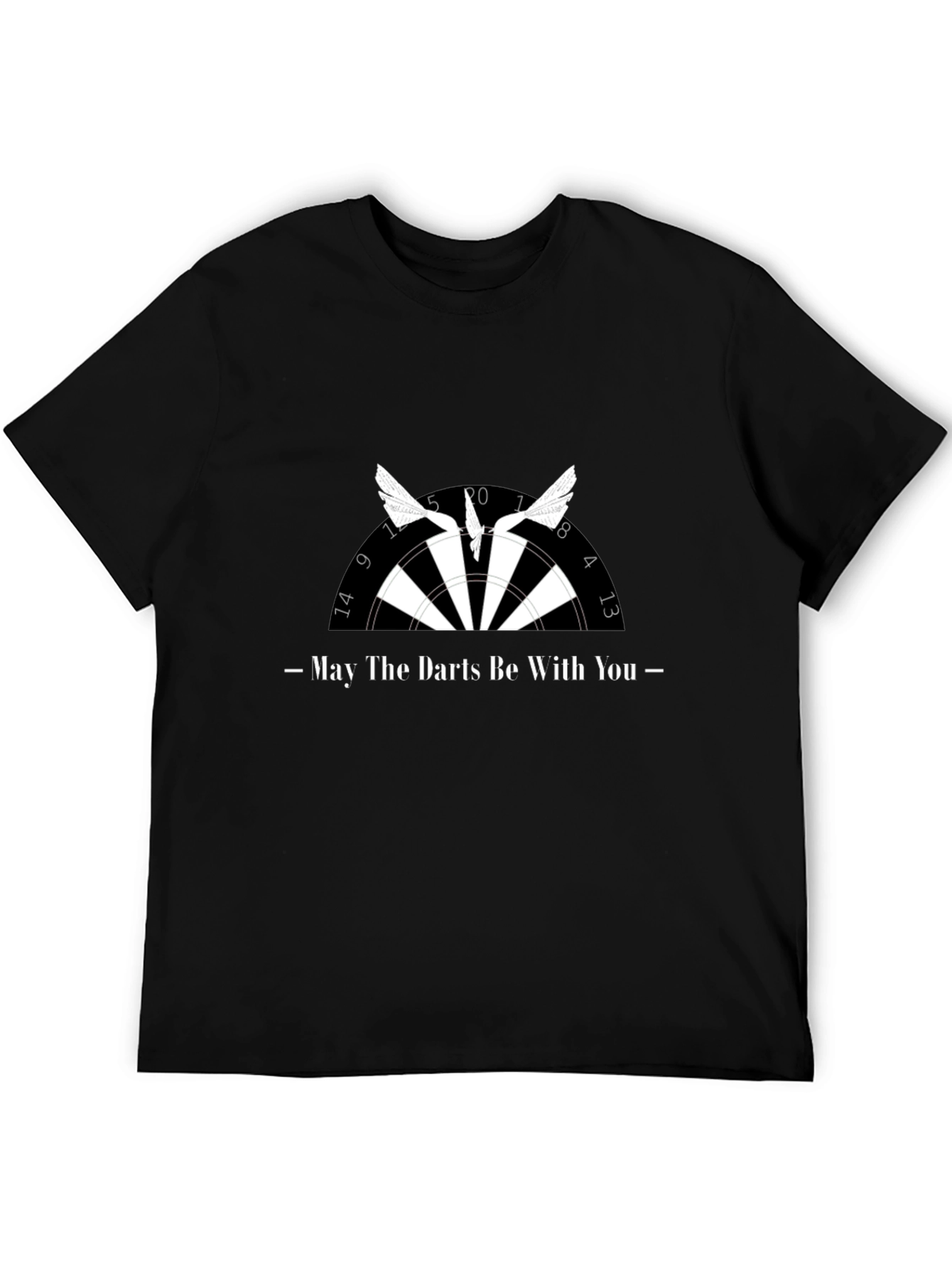 May the Darts Be With You - Black T-Shirt
