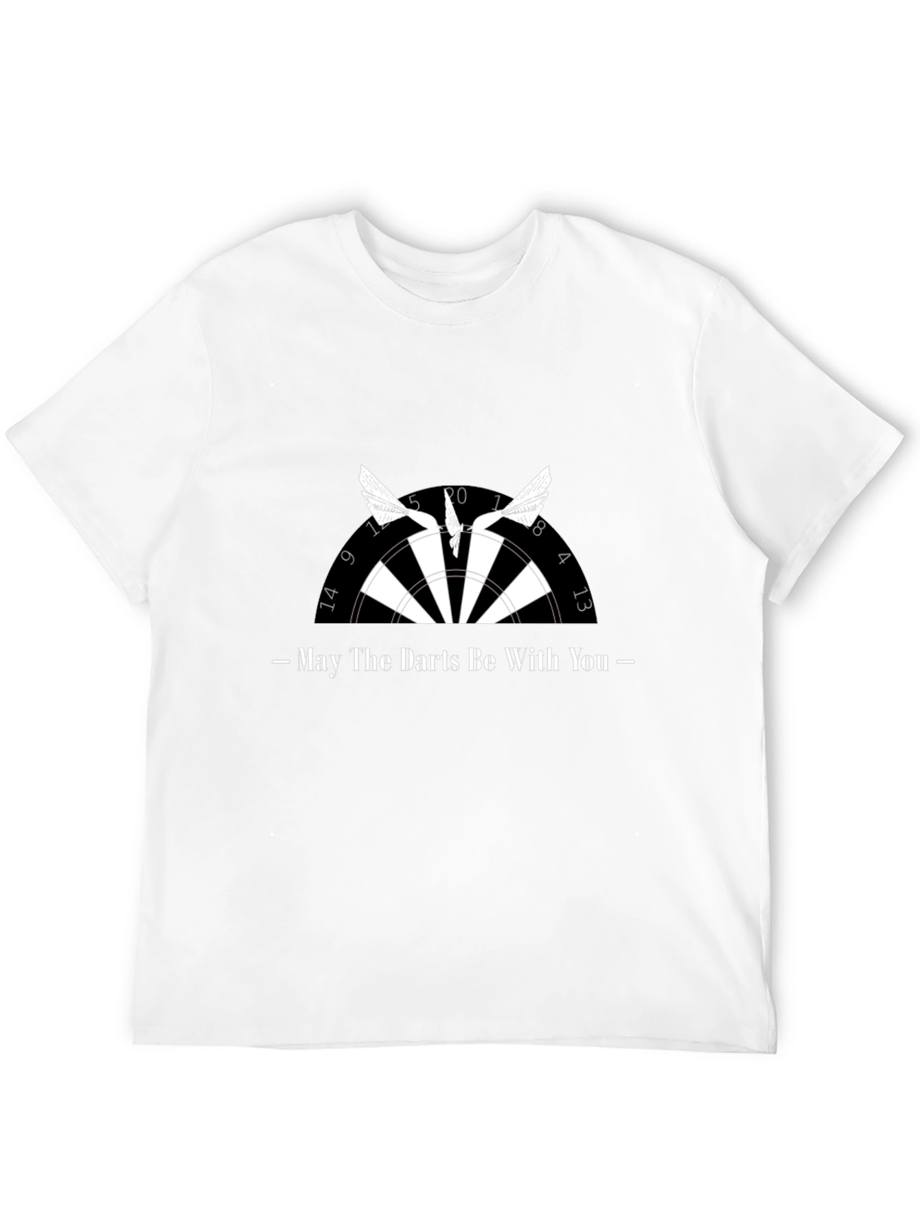 May the Darts Be With You - Black T-Shirt