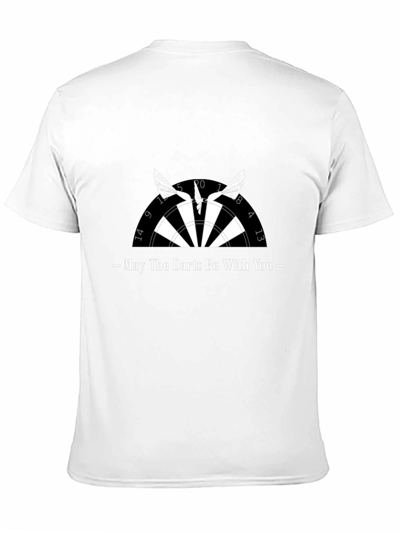 May the Darts Be With You - Black T-Shirt