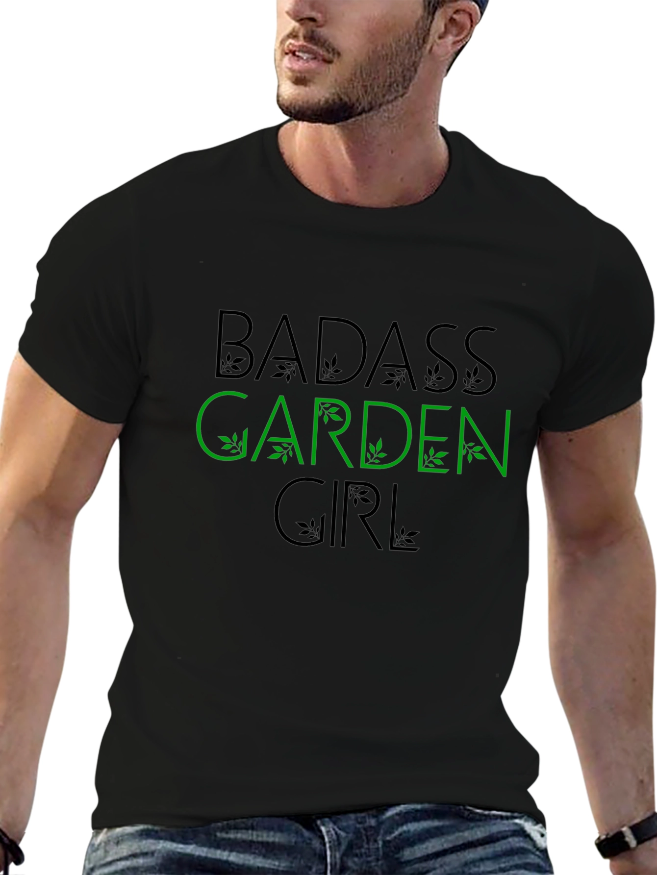 Badass Garden Girl T-Shirt - Gardening Apparel