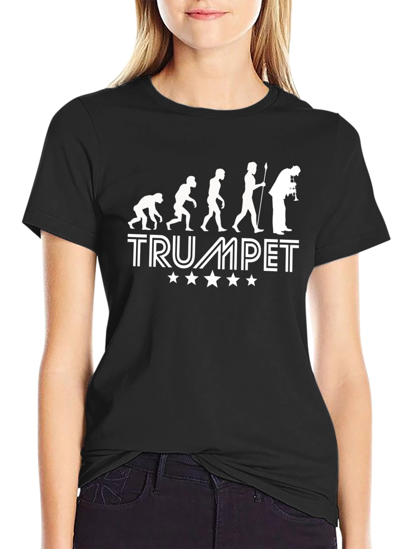 Trumpet Evolution Graphic T-Shirt