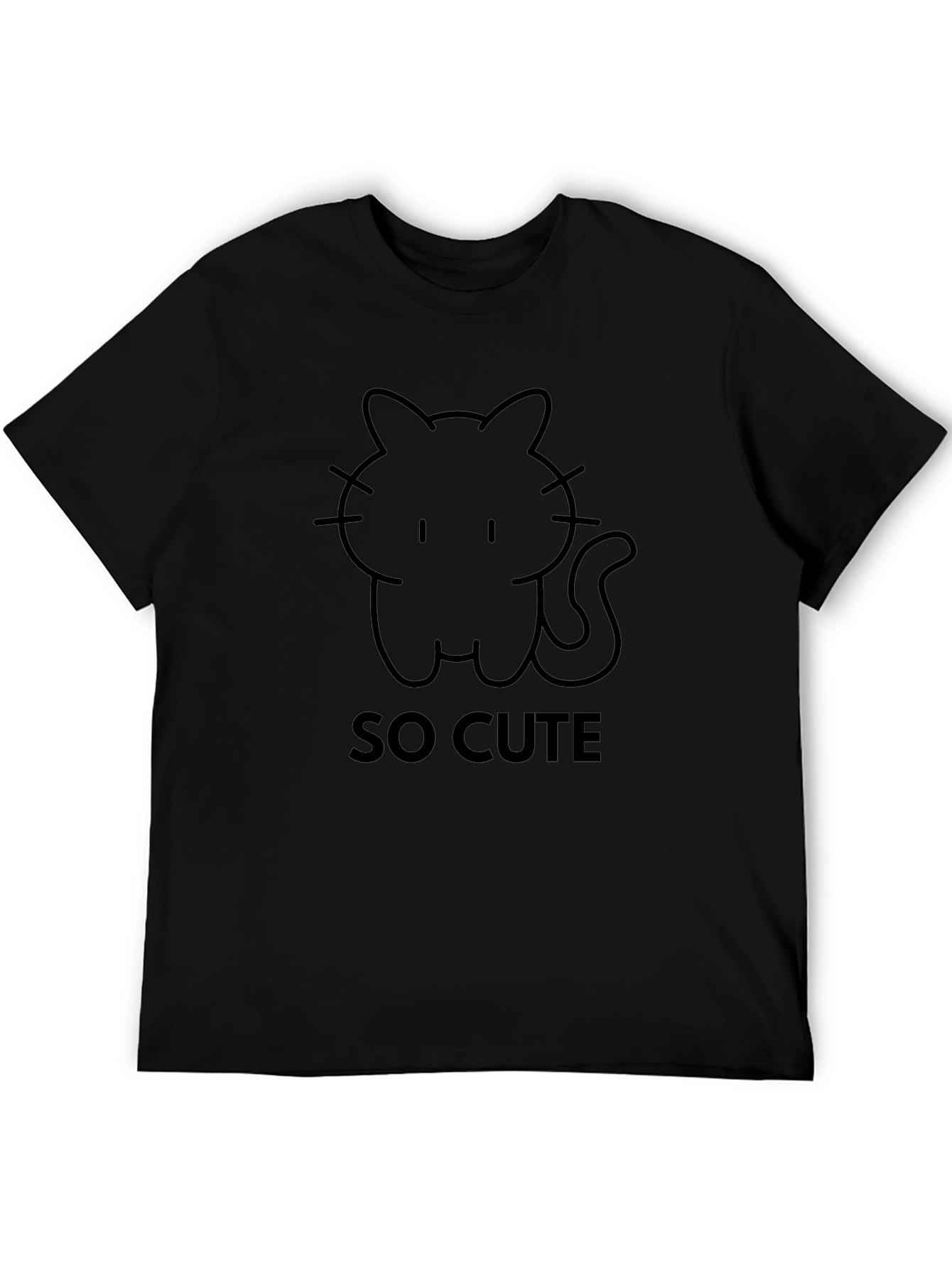 So Cute Cat T-Shirt - Stylish Graphic Tee