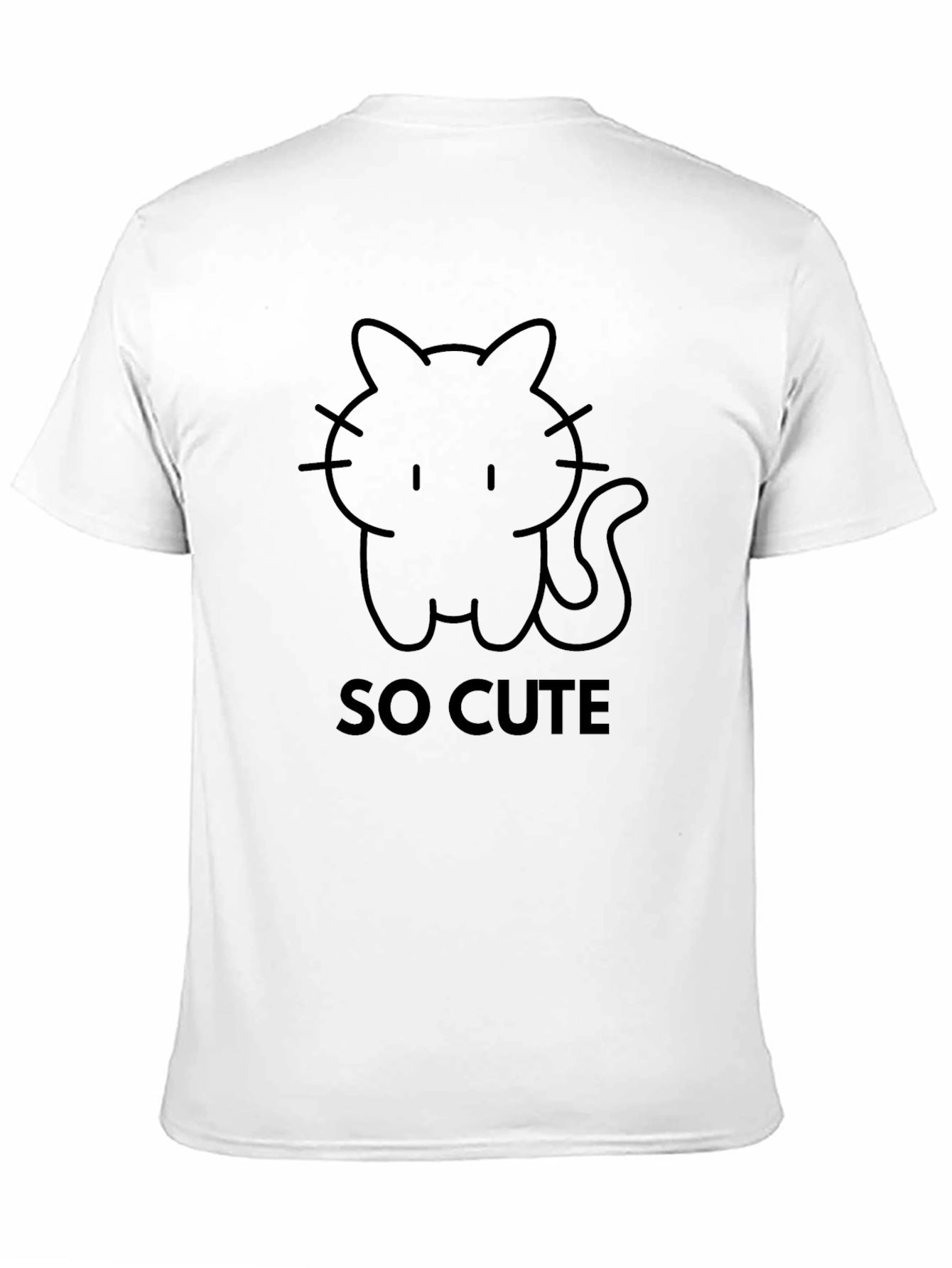 So Cute Cat T-Shirt - Stylish Graphic Tee
