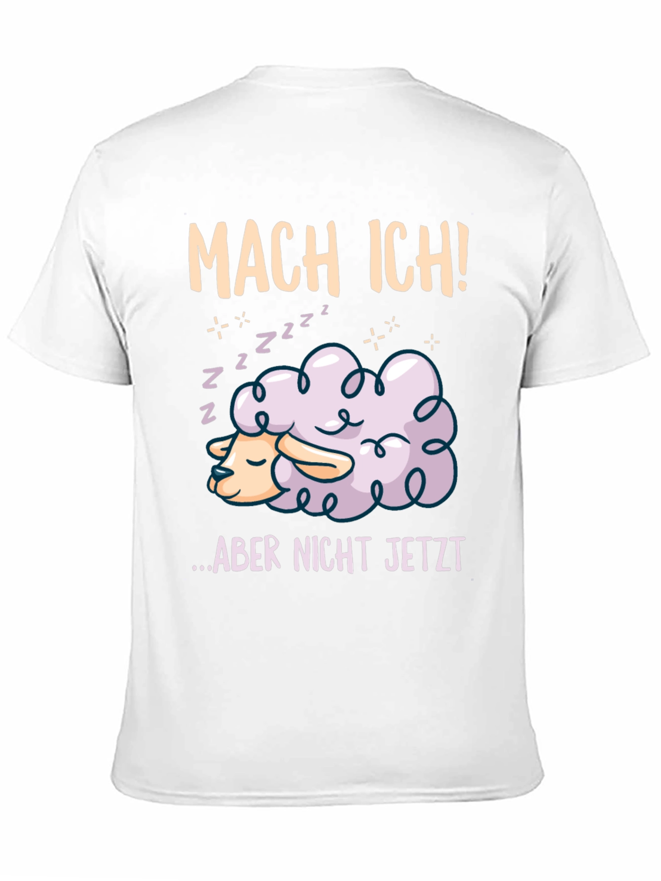 Mach Ich! T-Shirt - Sleeping Sheep Design