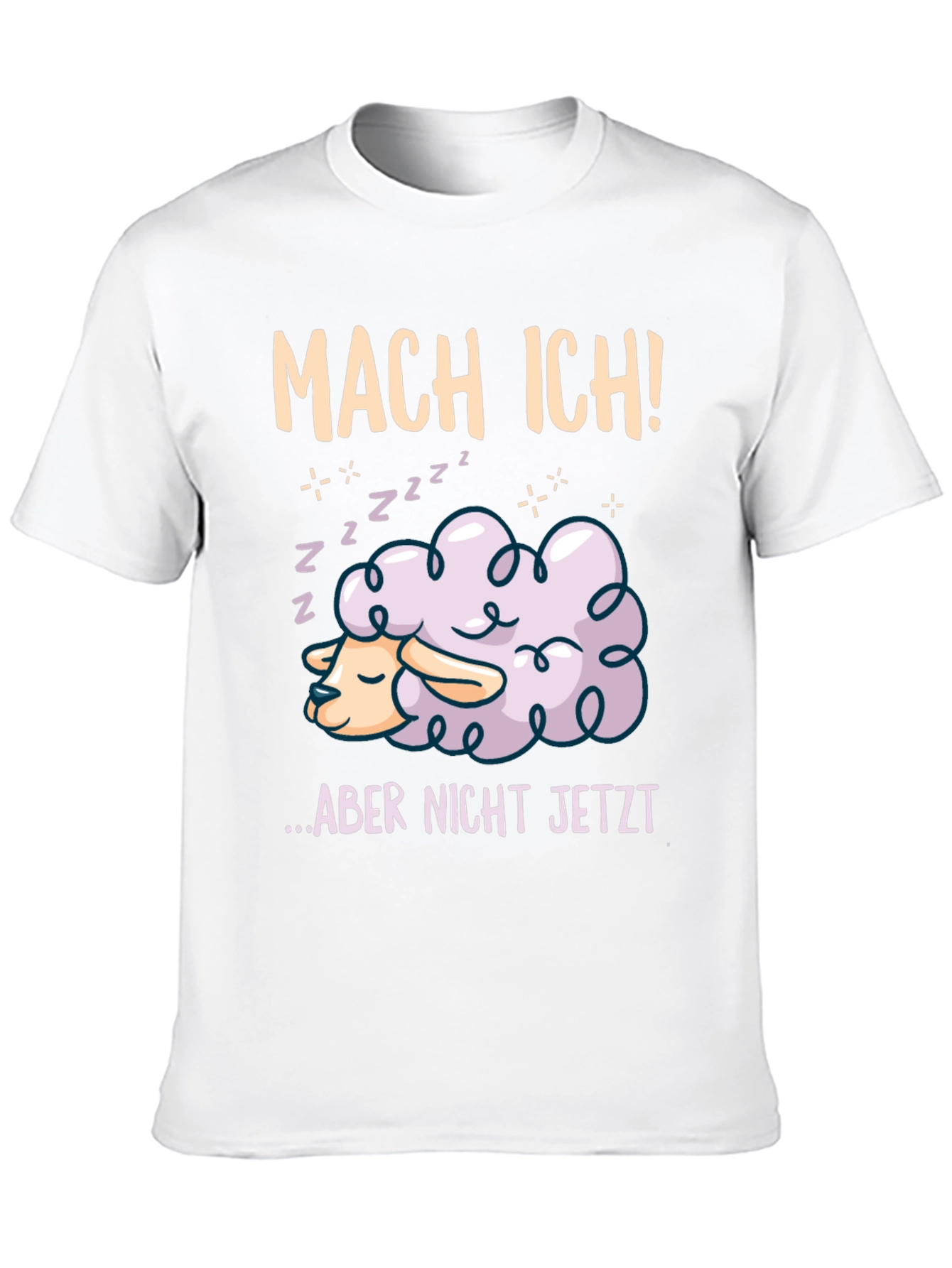 Mach Ich! T-Shirt - Sleeping Sheep Design