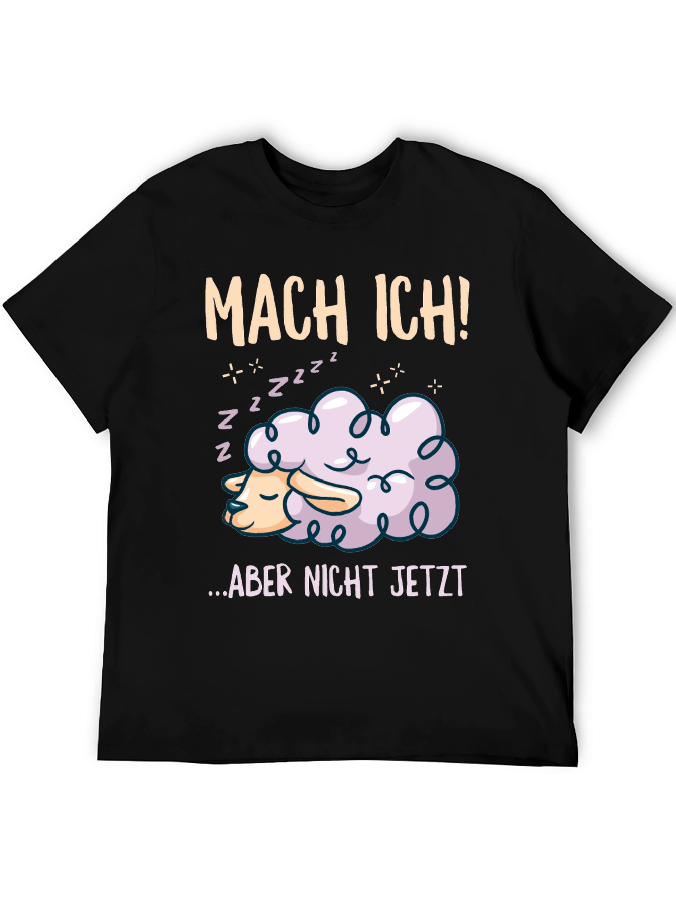 Mach Ich! T-Shirt - Sleeping Sheep Design